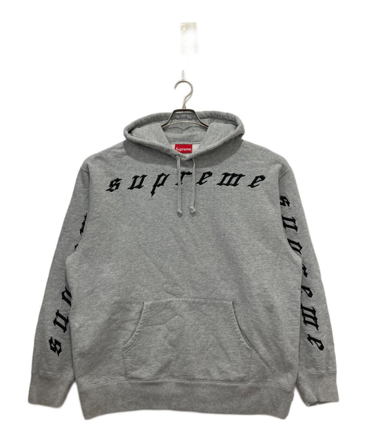 [Pre-owned] SUPREME Raised Embroidery Hooded Sweatshirt