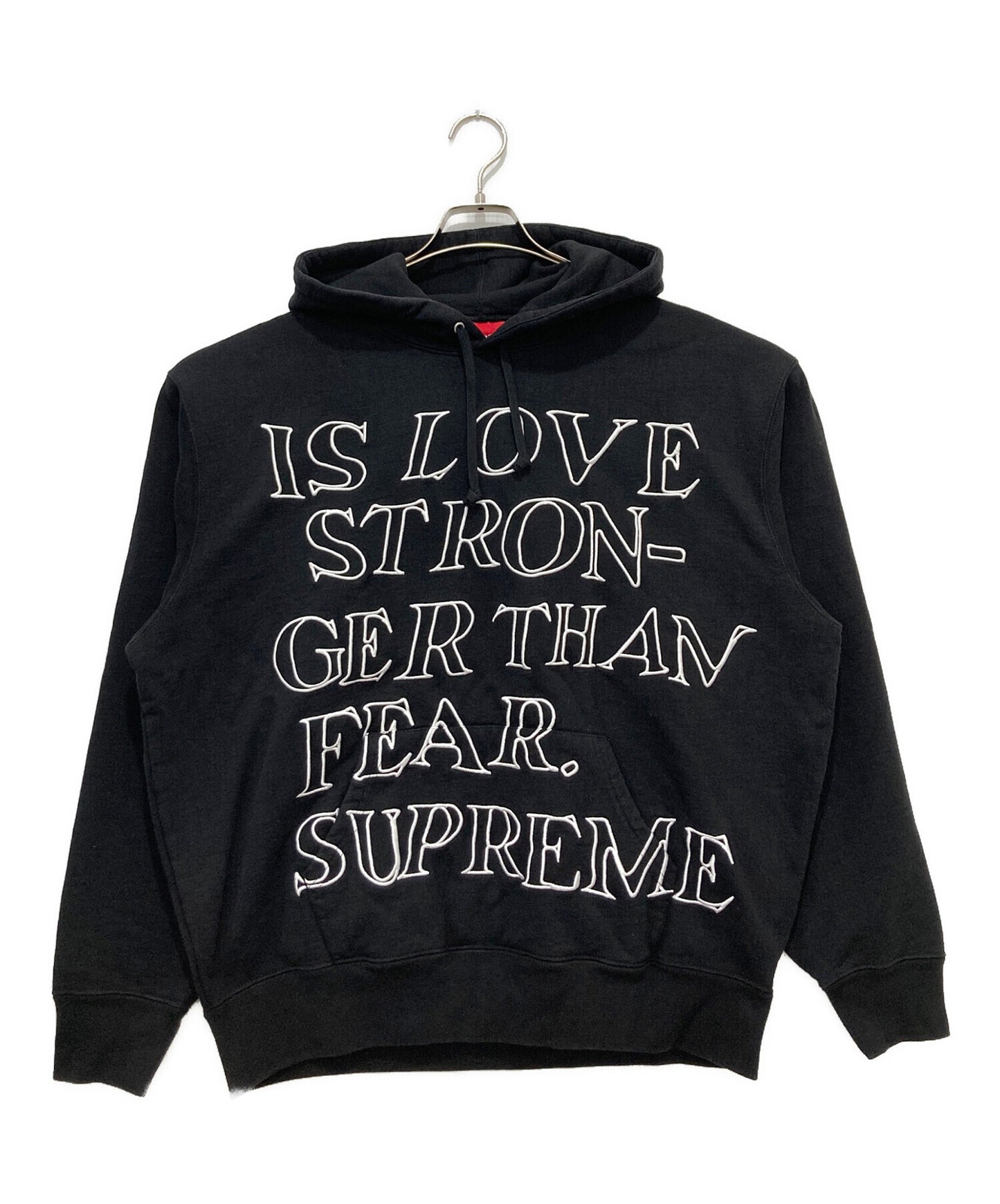 [Pre-owned] SUPREME Stronger Than Fear Hooded/23SS