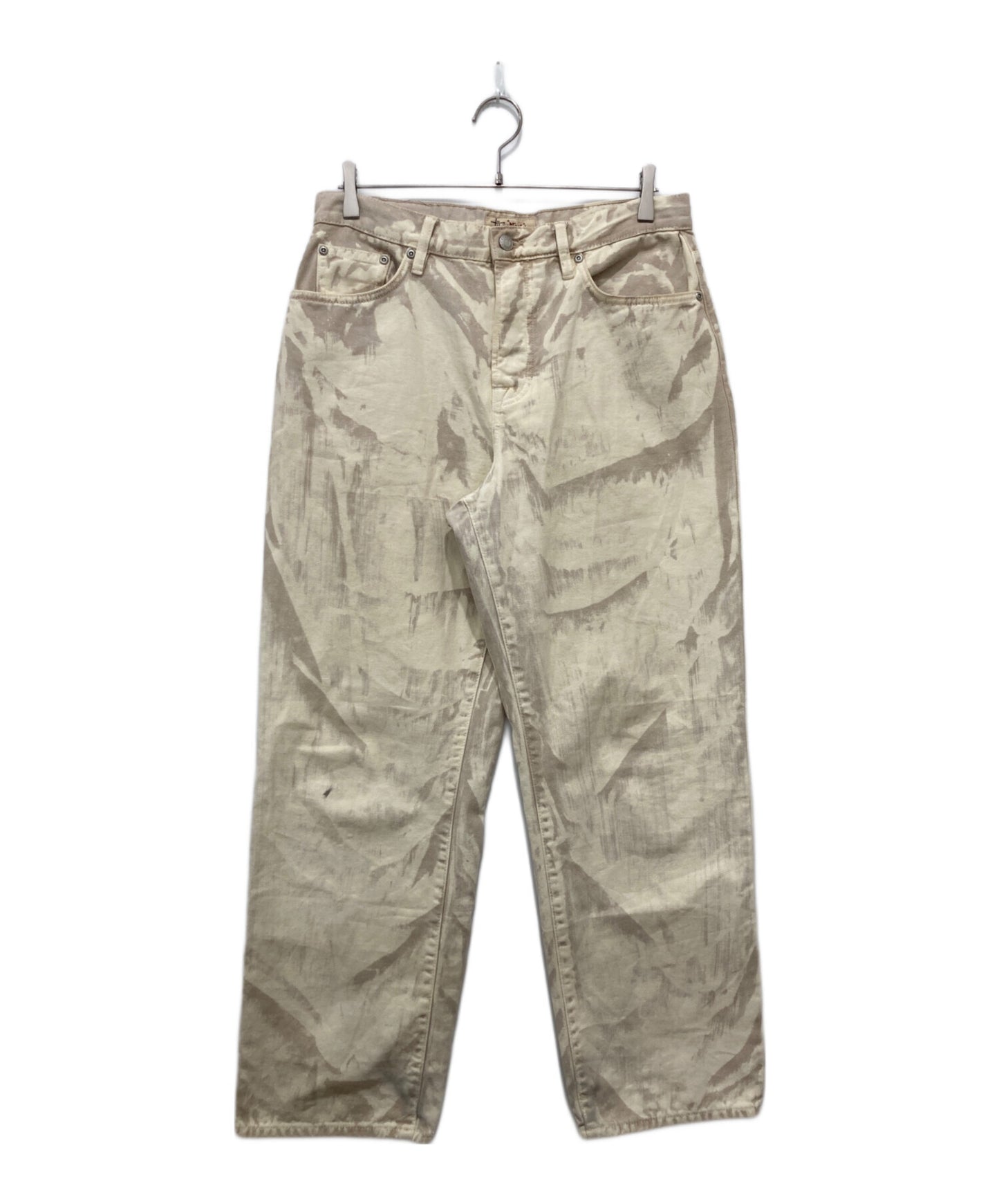 [Pre-owned] stussy Distressed Canvas Big Ol Jeans 116639