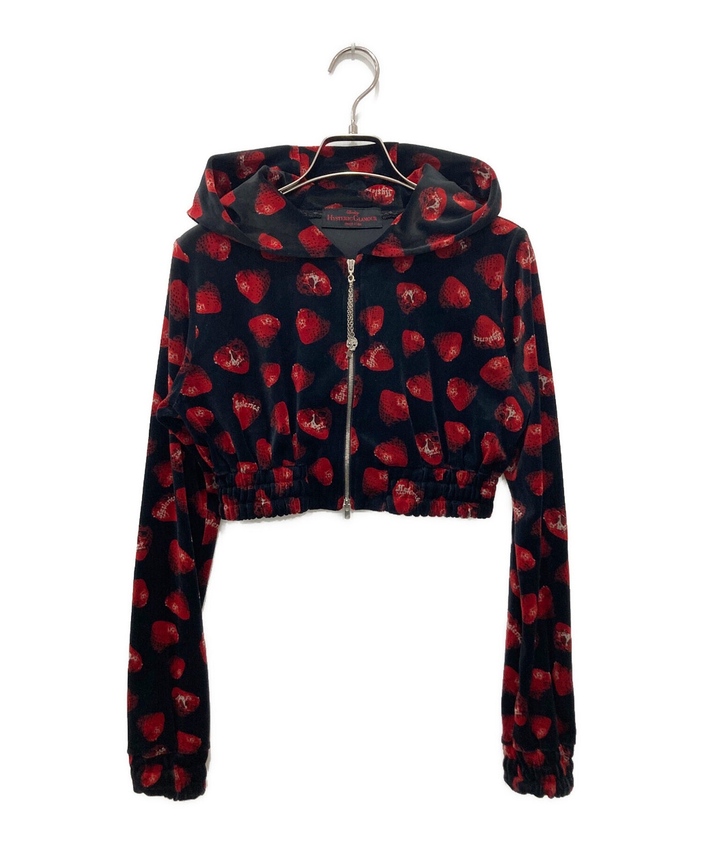 [Pre-owned] Hysteric Glamour Skull Belly Short Zip Hoodie 2CF-7720