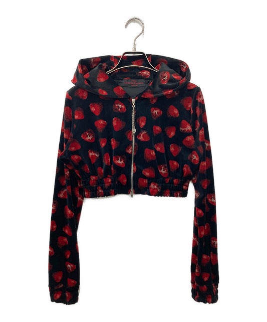 [Pre-owned] Hysteric Glamour Skull Belly Short Zip Hoodie 2CF-7720