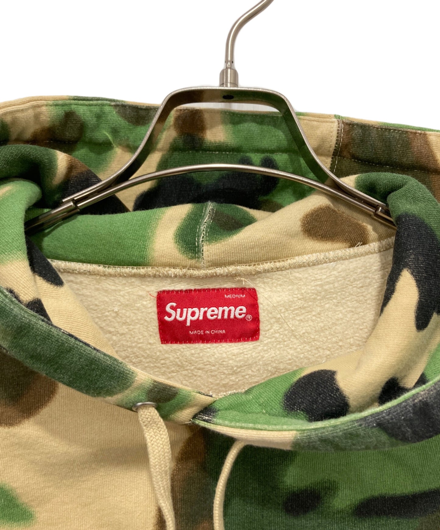 [Pre-owned] SUPREME Overdyed Hooded Sweatshirt Camo