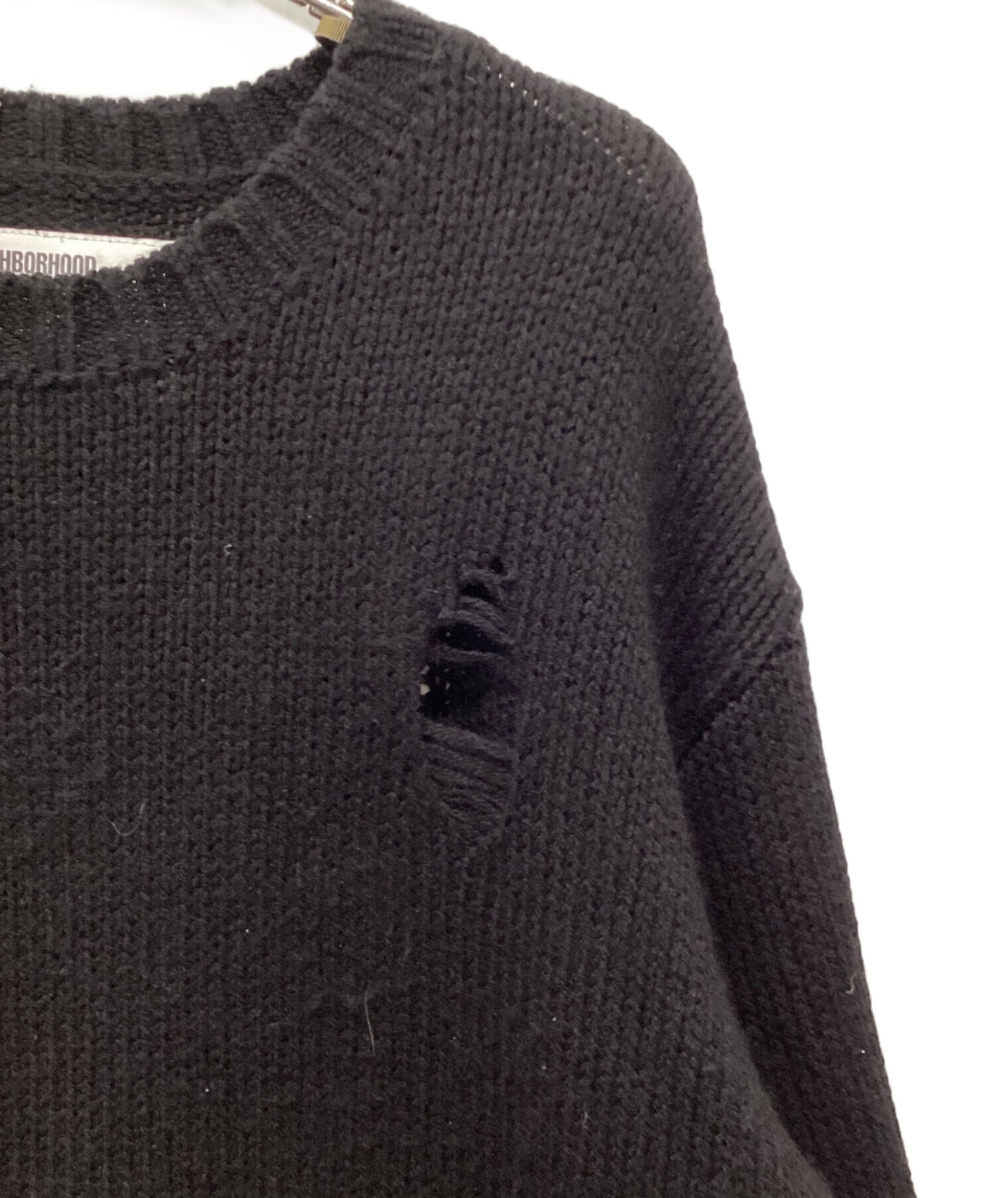 [Pre-owned] NEIGHBORHOOD SAVAGE CREWNECK SWEATER 252FUNH-KNM02