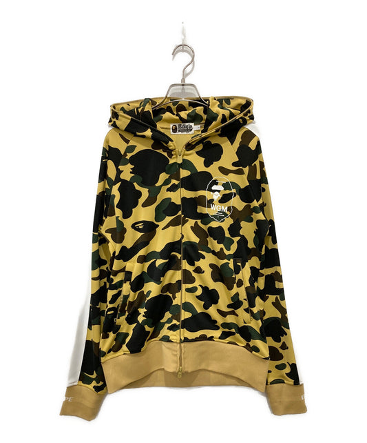 [Pre-owned] A BATHING APE 1st Camo Line Jersey Zip Hoodie 001zpe801002x
