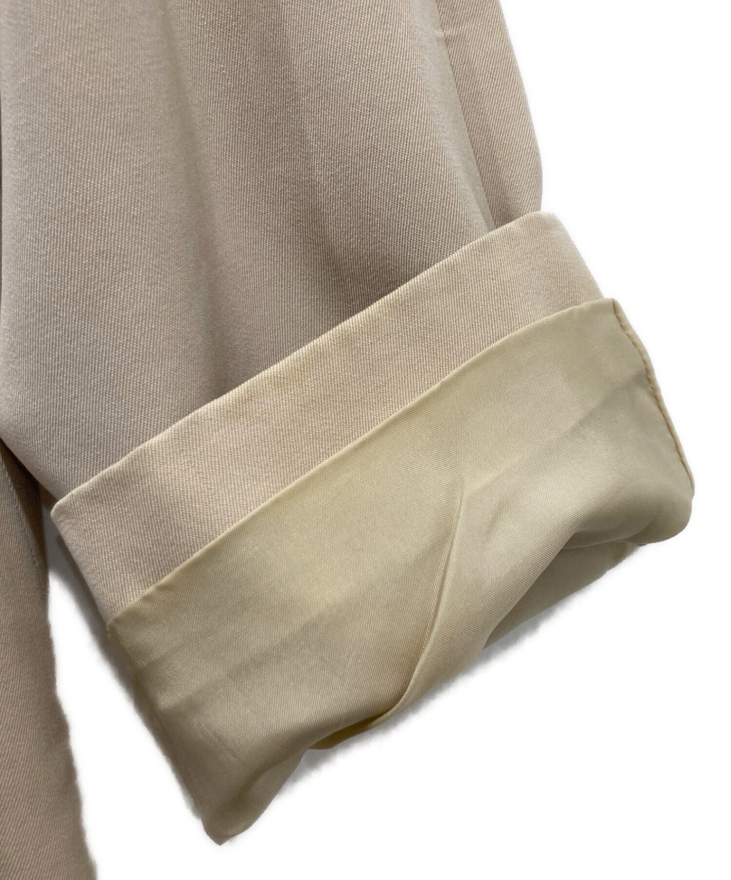 [Pre-owned] YOHJI YAMAMOTO Wool Gabardine Stand-Collar Coat MG030-213-02