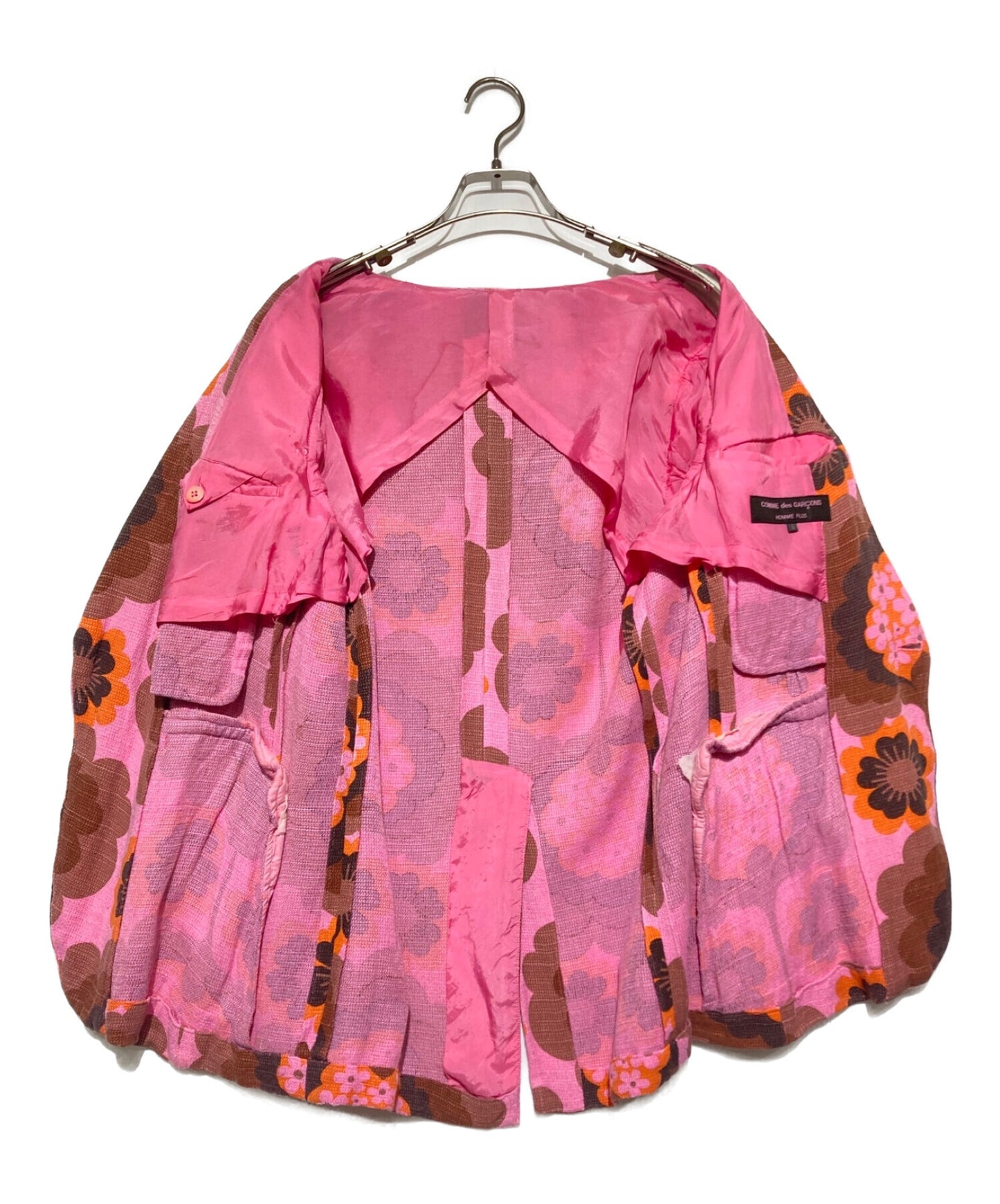 [Pre-owned] COMME des GARCONS HOMME PLUS 05SS Pink Panther Period Floral Tailored Jacket PO-J020