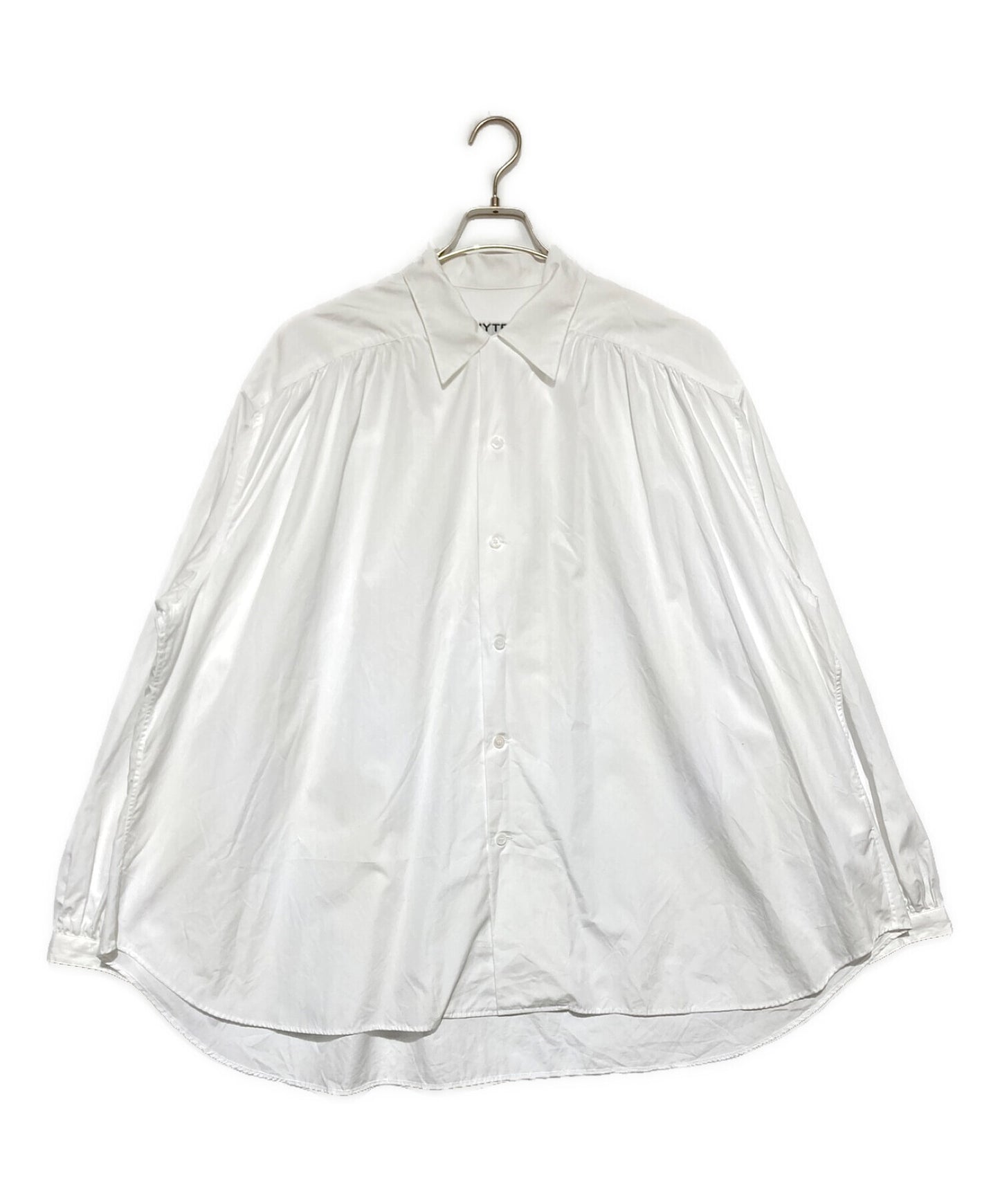 [Pre-owned] s'yte COTTON BROAD CLOTH DRAPED SHIRT UV-B05-080