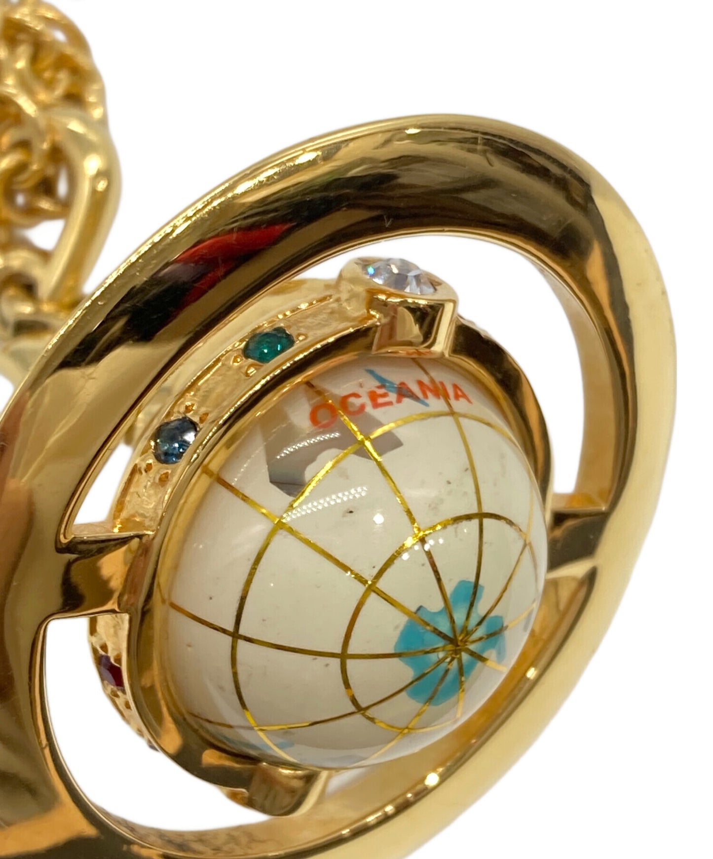 [Pre-owned] Vivienne Westwood Earth Globe Pendant