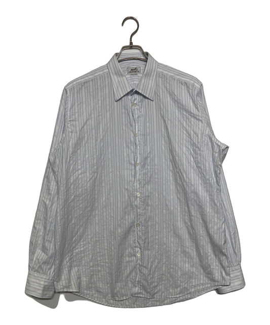 [Pre-owned] HERMES serie button stripe shirt