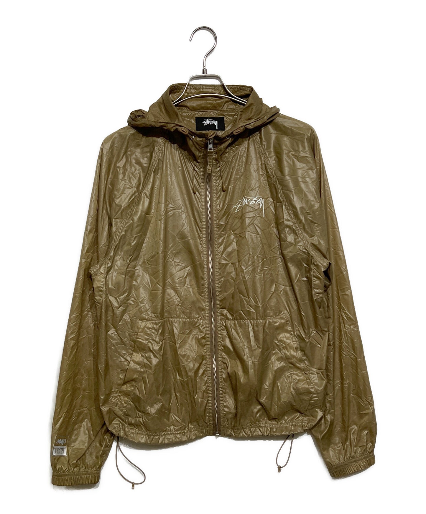 [Pre-owned] stussy Beach Shell Wrinkled Nylon Jacket 115746