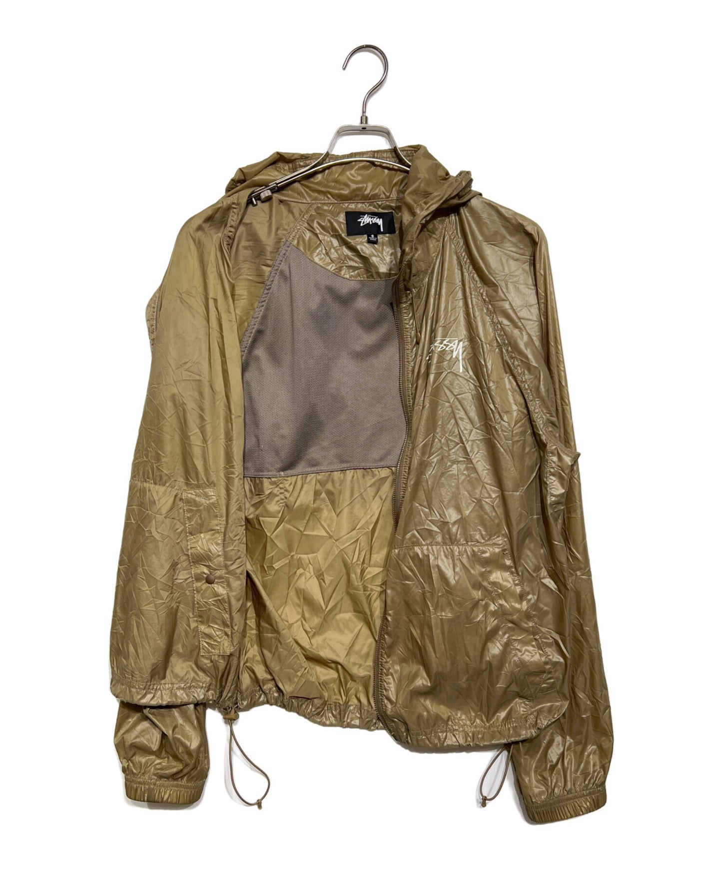 [Pre-owned] stussy Beach Shell Wrinkled Nylon Jacket 115746