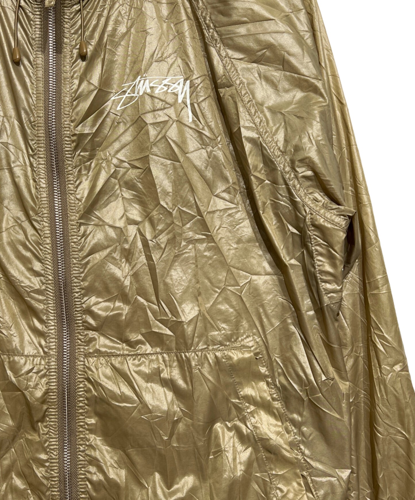 [Pre-owned] stussy Beach Shell Wrinkled Nylon Jacket 115746