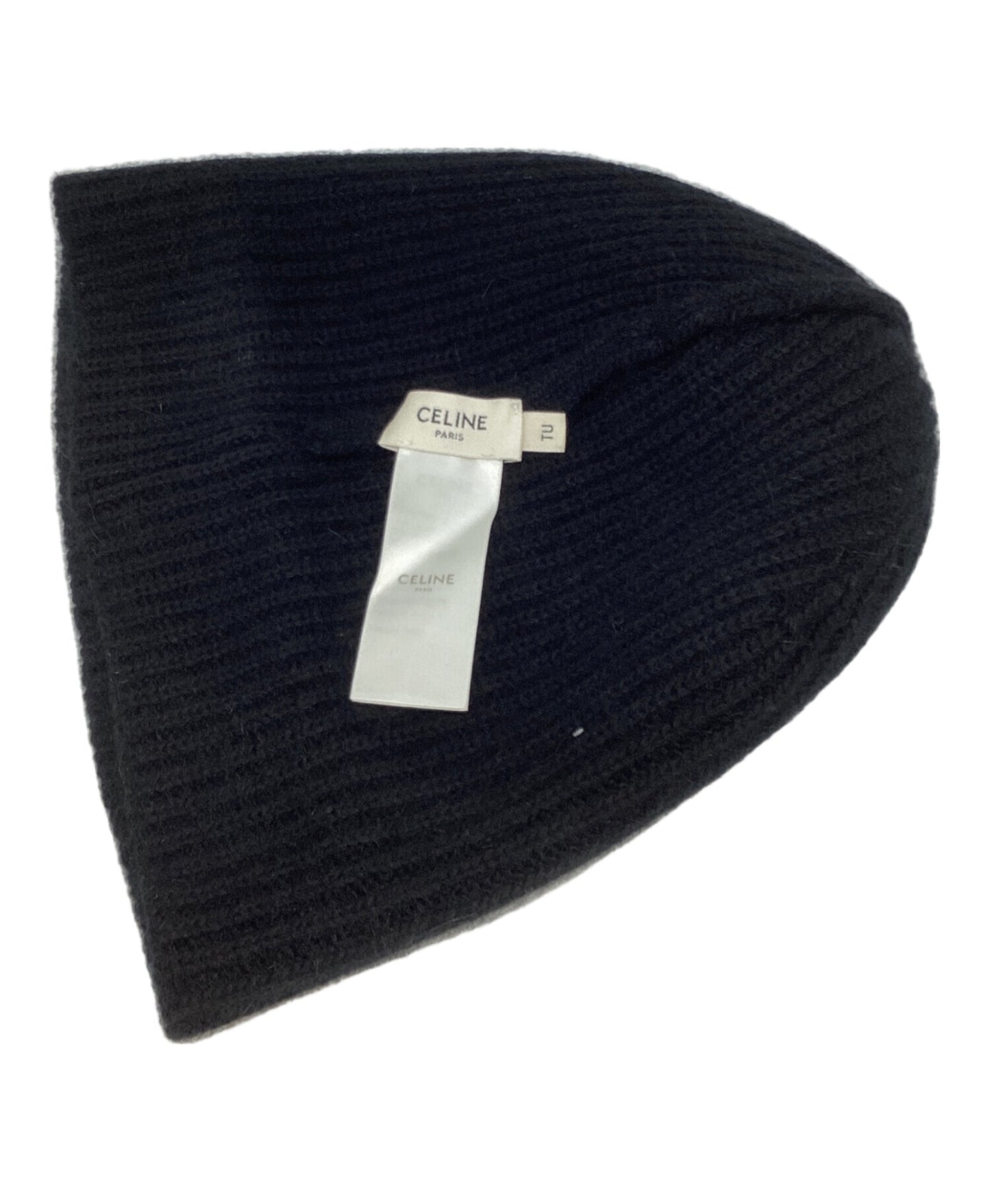 [Pre-owned] CELINE Embroidery knit hat 2A45R734L
