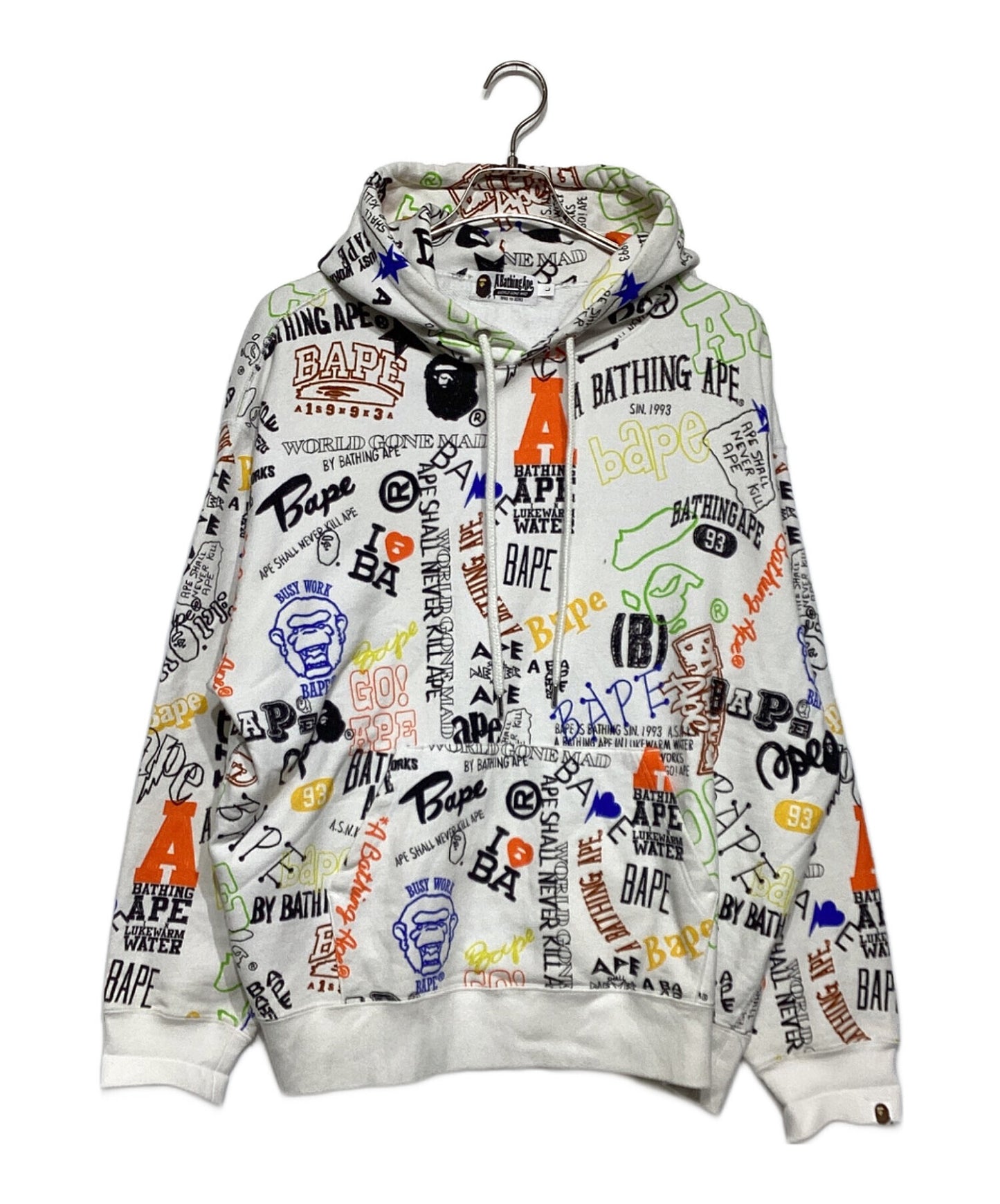 [Pre-owned] A BATHING APE pullover hoodie 001PPK301301M