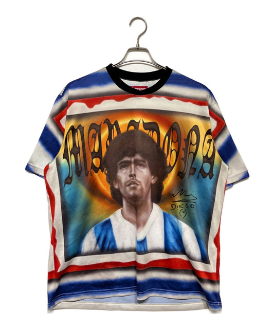 [Pre-owned] SUPREME Maradona Soccer Jersey "Multicolor"