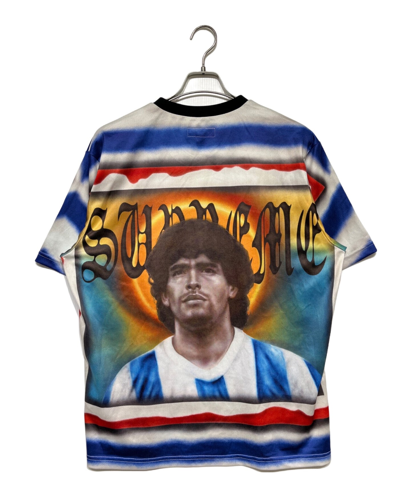 [Pre-owned] SUPREME Maradona Soccer Jersey "Multicolor"