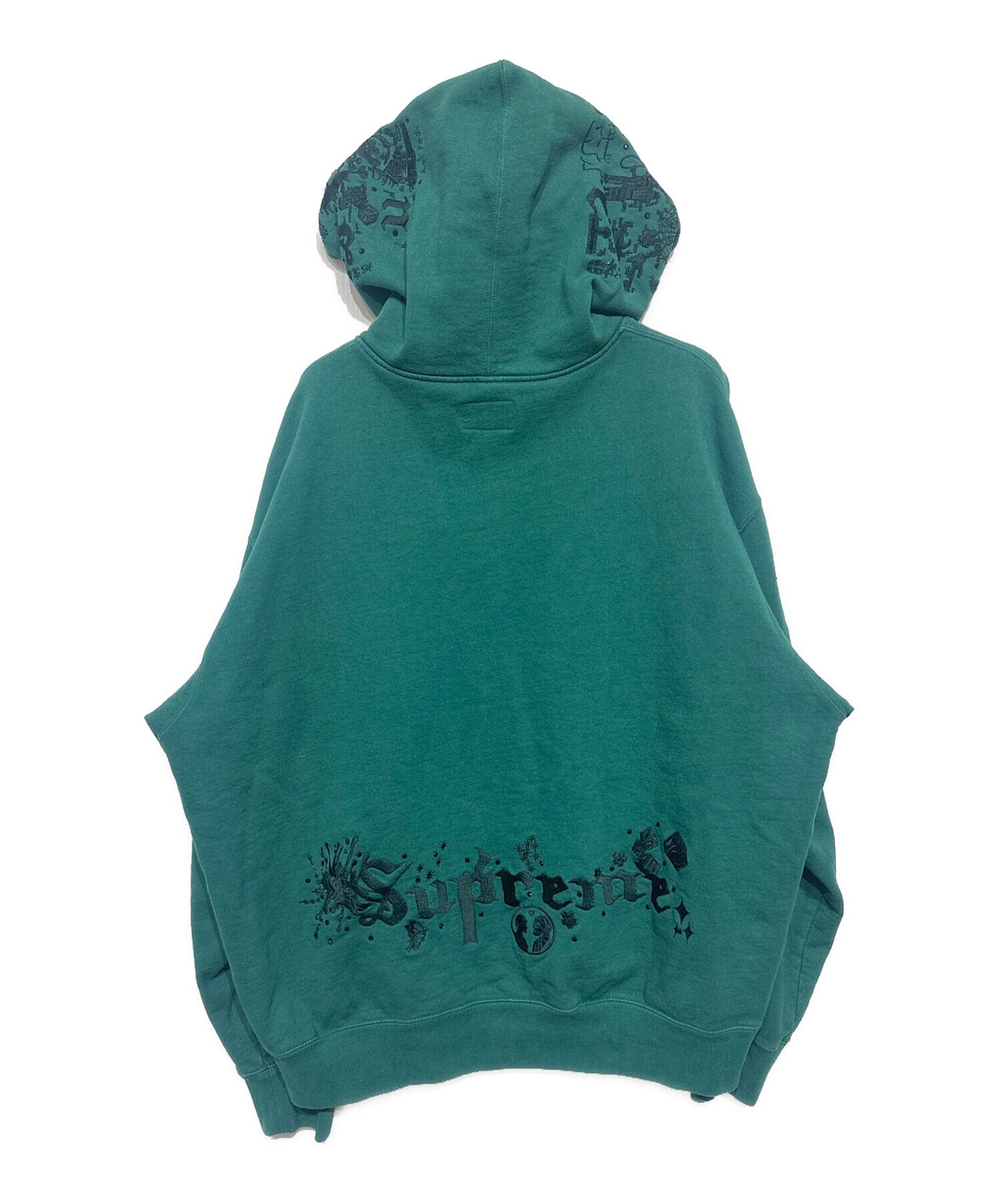[Pre-owned] SUPREME AOI zip up hooded sweatshirt