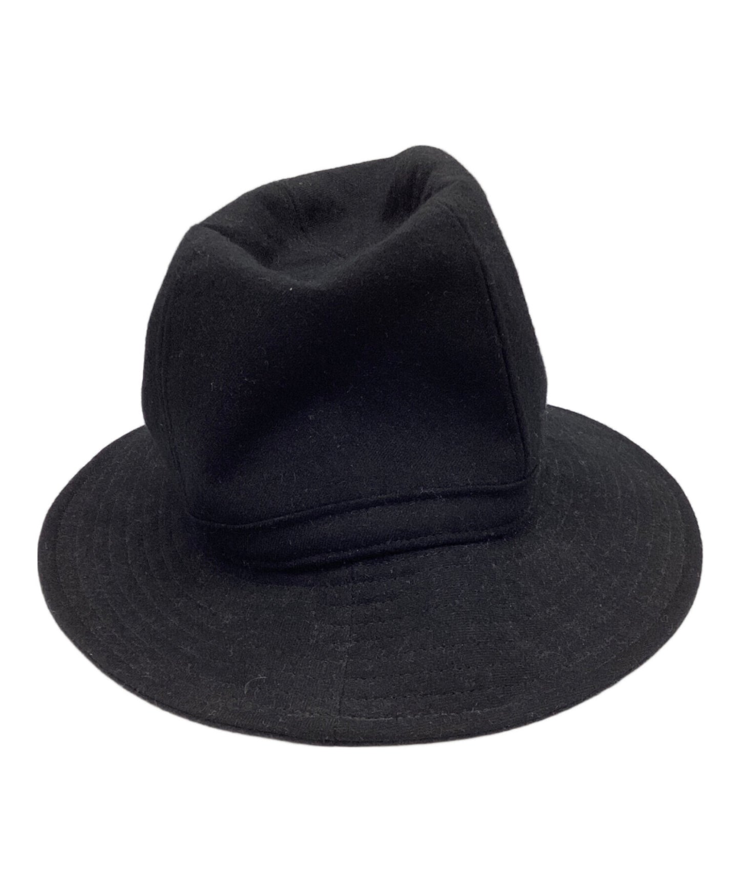 [Pre-owned] Yohji Yamamoto pour homme Fedora hat Wrinkled Gabardine Fedora hat HR-H09-139