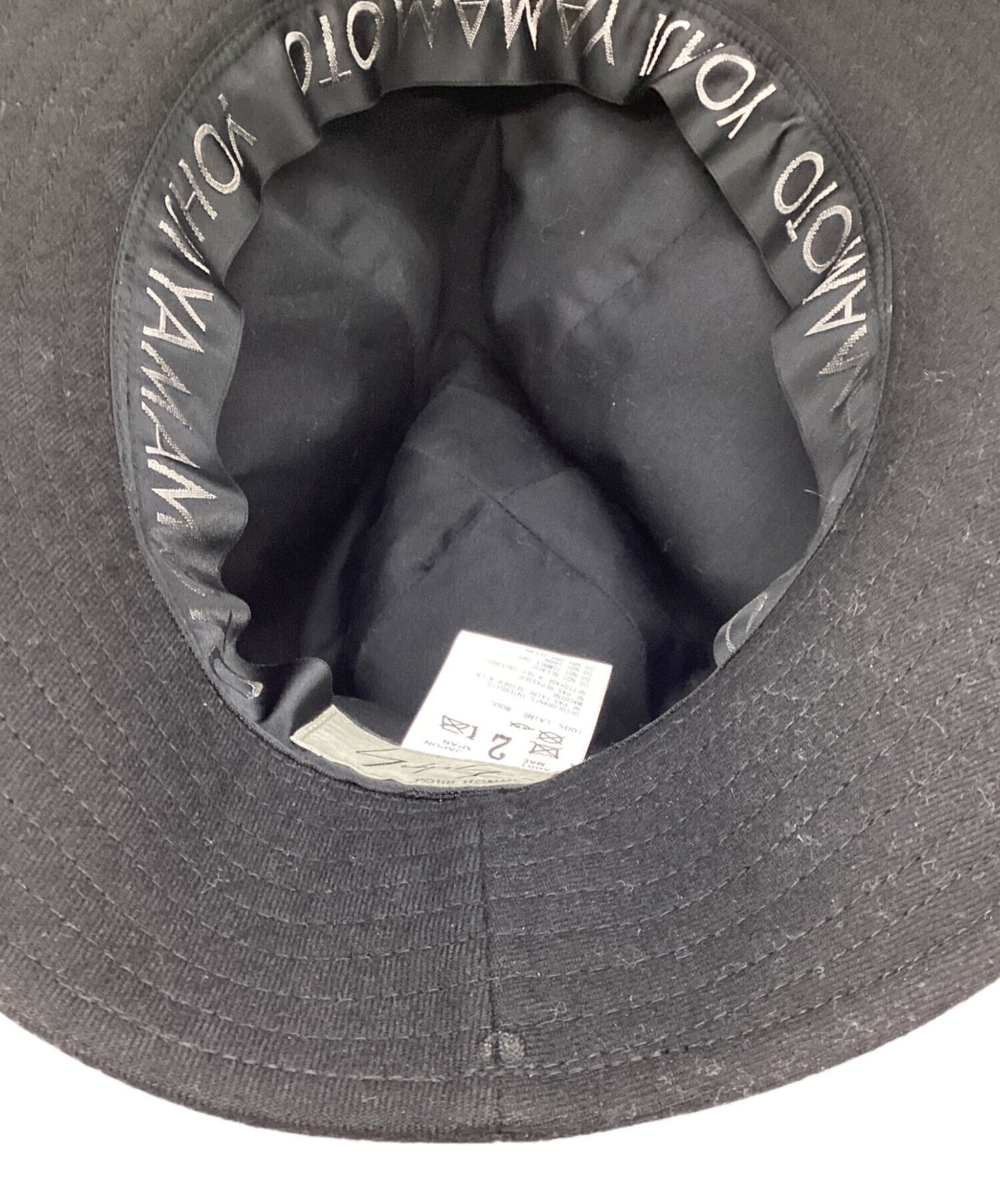 [Pre-owned] Yohji Yamamoto pour homme Fedora hat Wrinkled Gabardine Fedora hat HR-H09-139