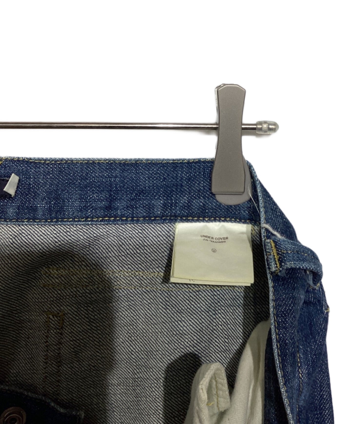 [Pre-owned] UNDERCOVER Damaged denim cargo pants S313 S313