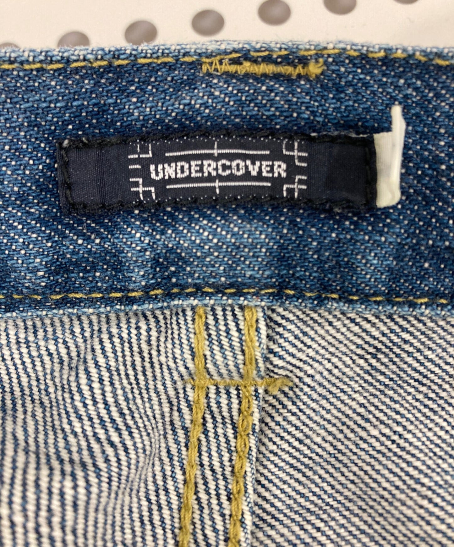 [Pre-owned] UNDERCOVER Damaged denim cargo pants S313 S313