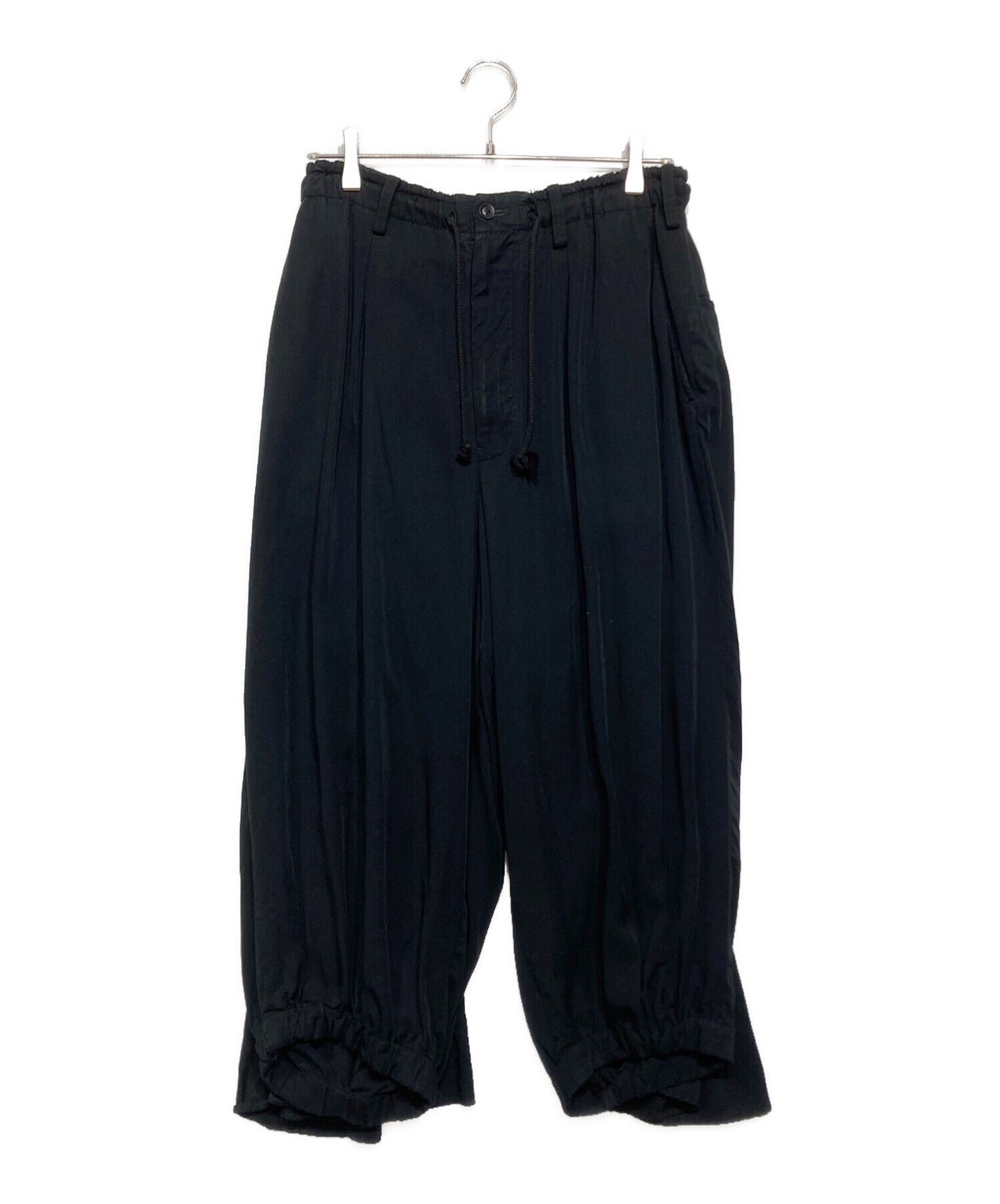 [Pre-owned] BLACK Scandal Yohji Yamamoto Te Burberry E Crow Pants HC-P79-223