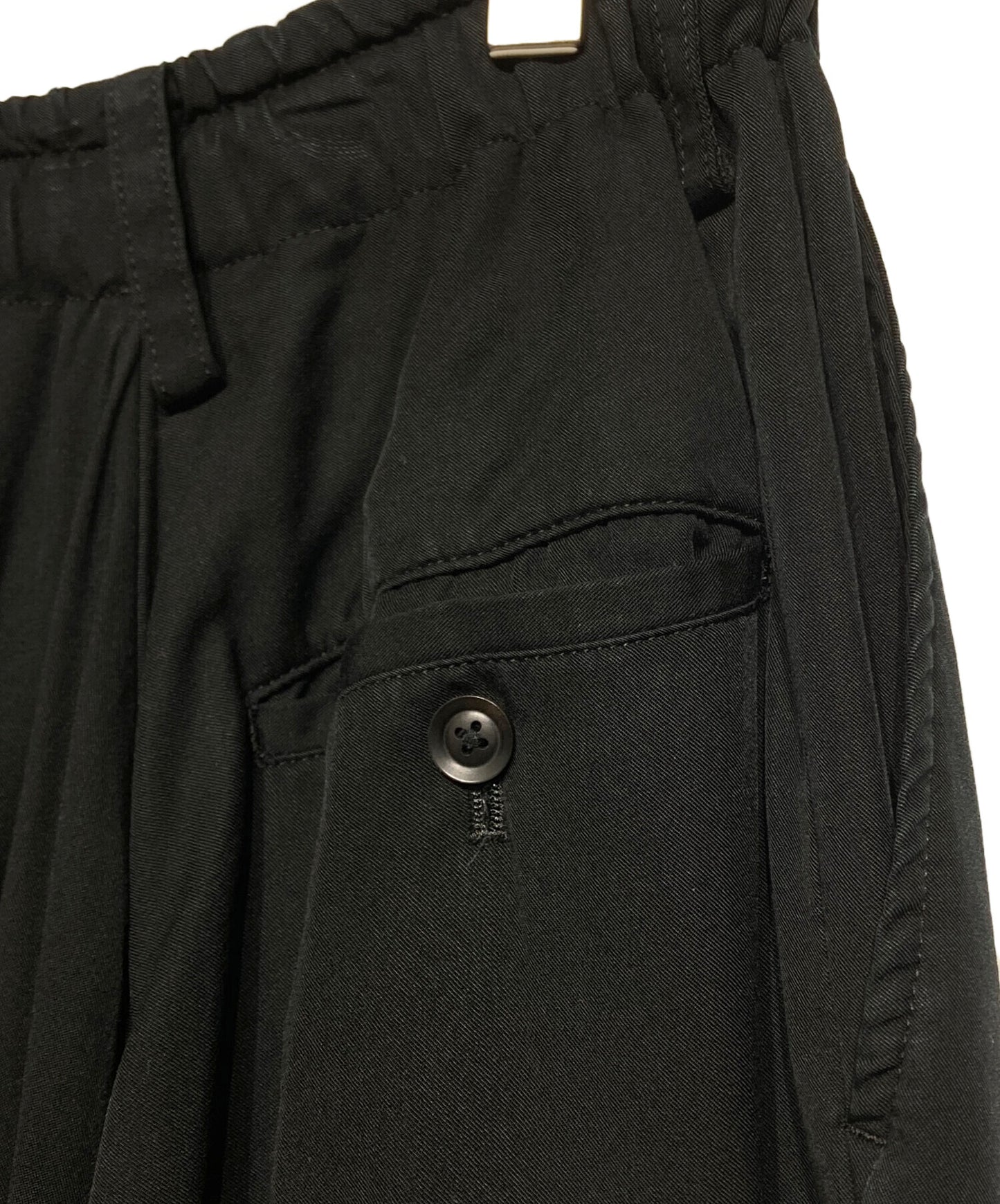 [Pre-owned] BLACK Scandal Yohji Yamamoto Te Burberry E Crow Pants HC-P79-223