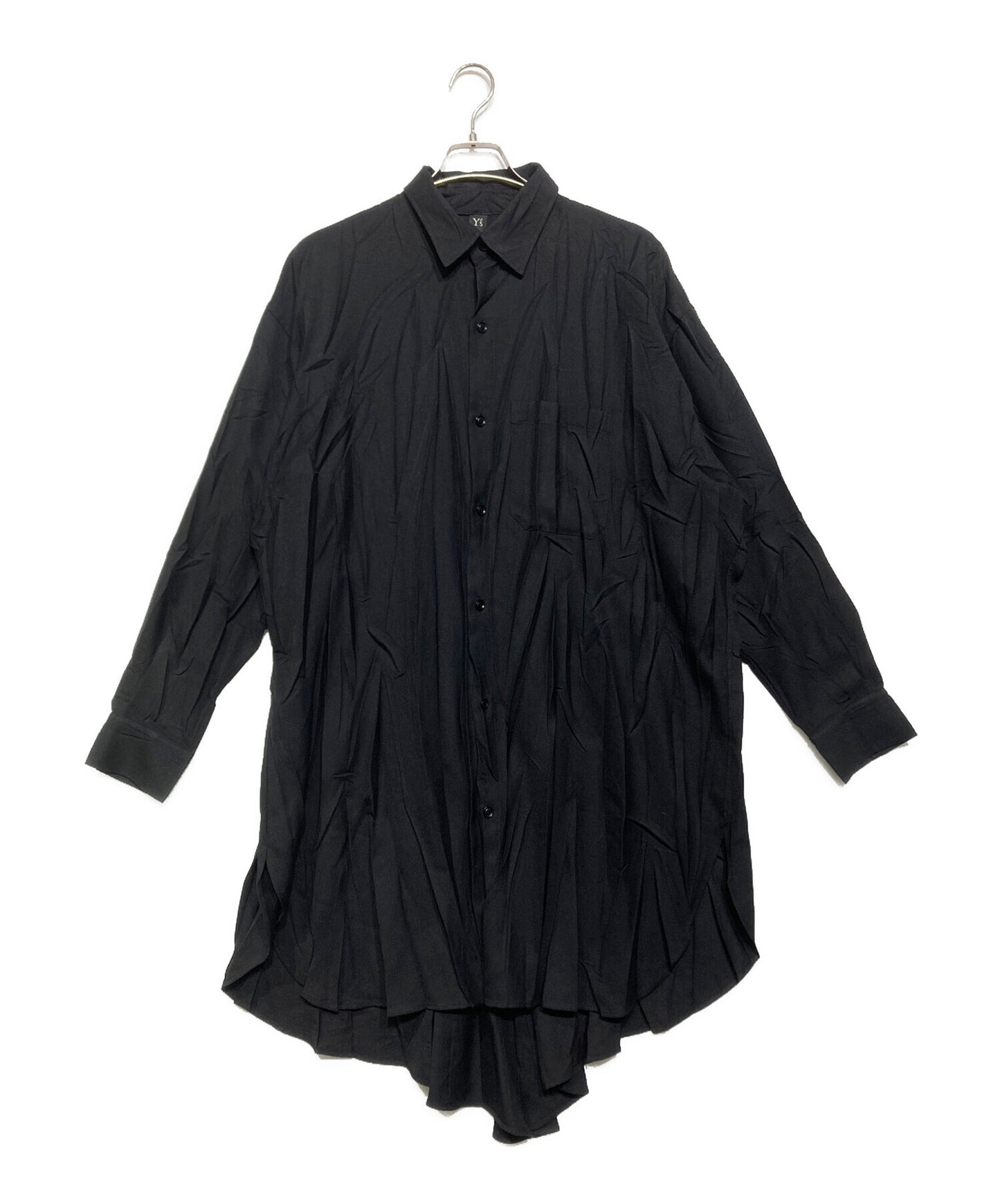 [Pre-owned] Y's Pe/W WRINKLED LONG SLEEVE SHIRTS YC-B20-929
