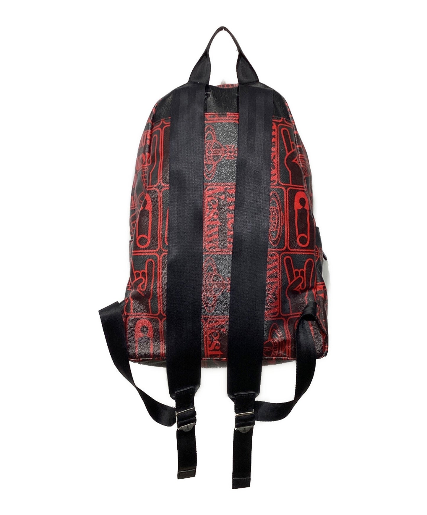 [Pre-owned] Vivienne Westwood PVC Orb Pattern Backpack