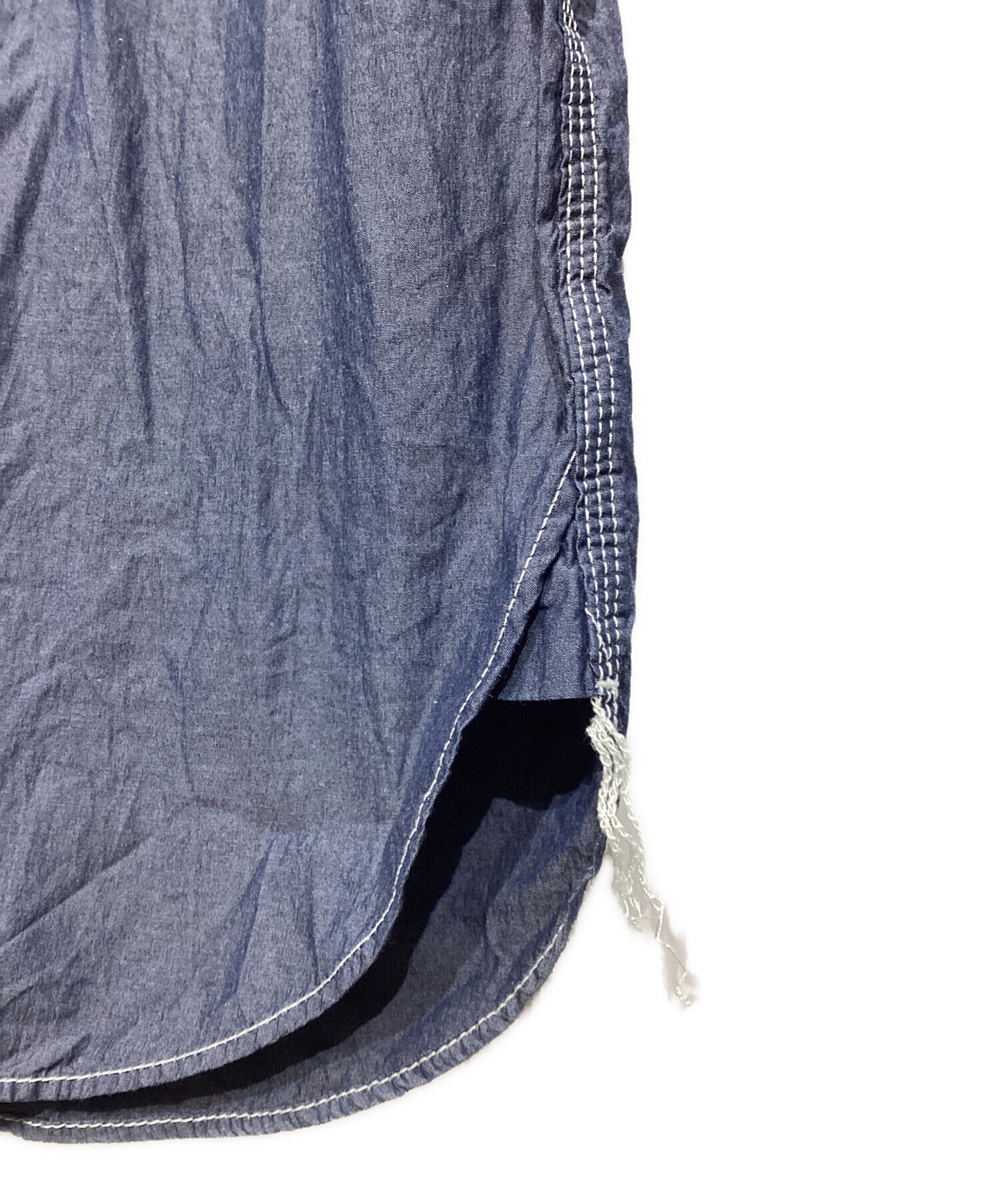 [Pre-owned] COMME des GARCONS JUNYA WATANABE MAN Cotton twill chambray shirt with short sleeves WM-B023