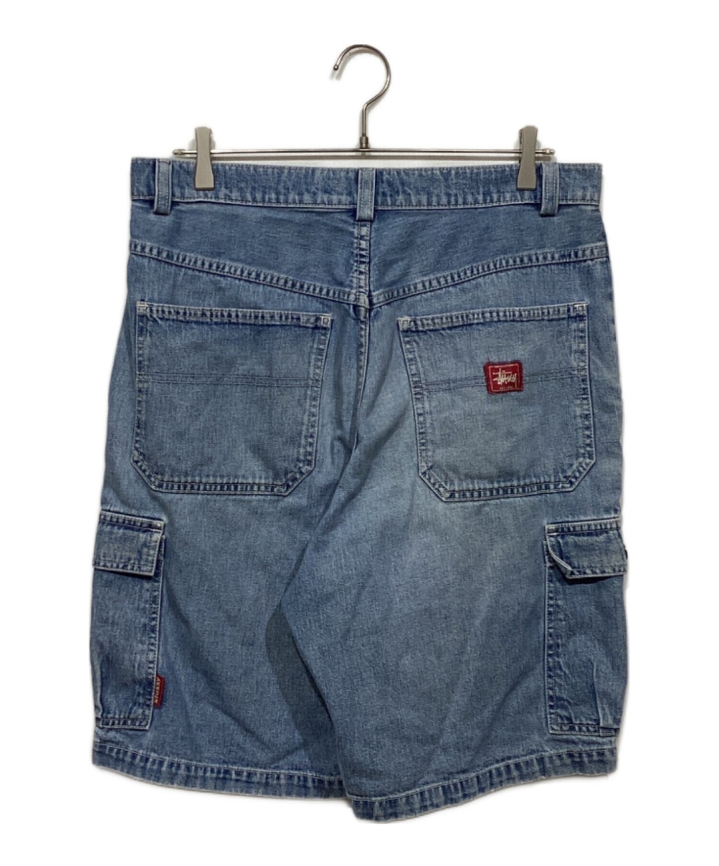 [Pre-owned] stussy half-cargo denim pants