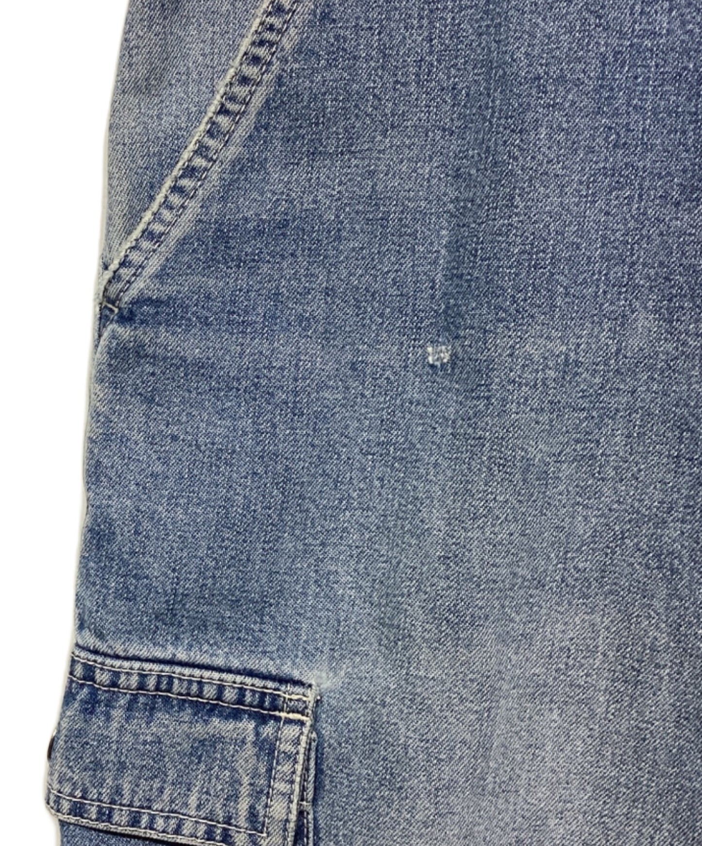 [Pre-owned] stussy half-cargo denim pants