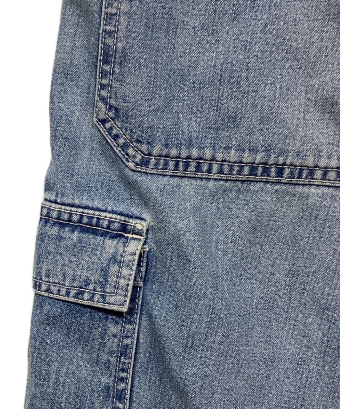[Pre-owned] stussy half-cargo denim pants