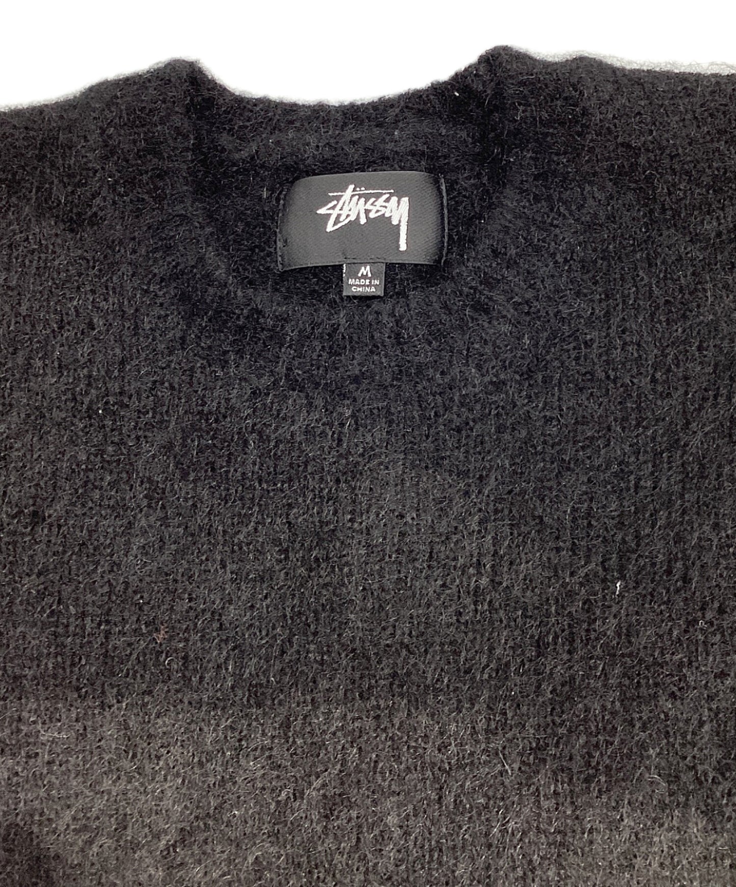 [Pre-owned] stussy DICE FUZZY CREW KNIT 117208