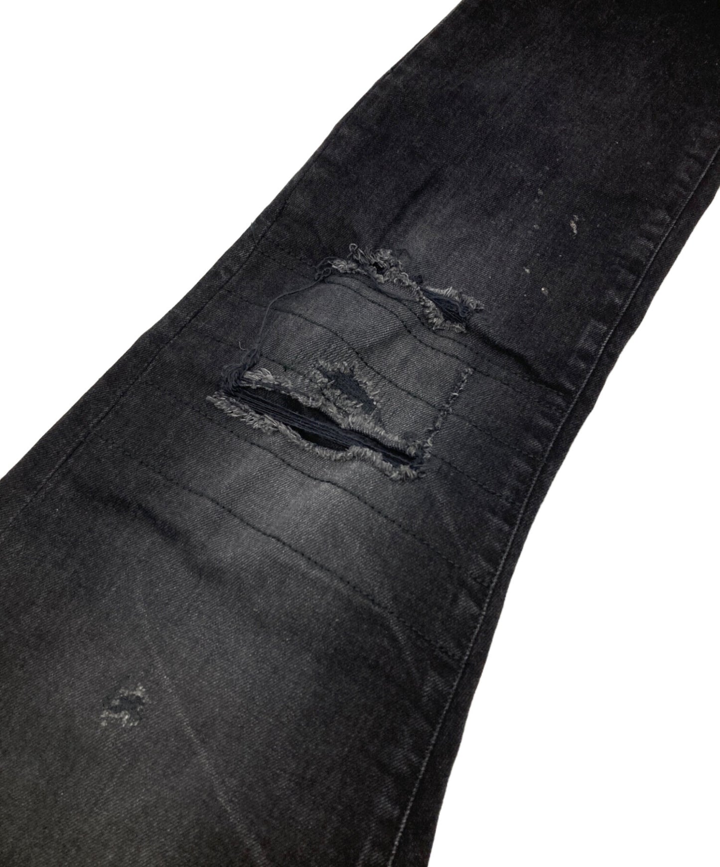 [Pre-owned] Hysteric Glamour KPR processed slim denim pants 02231AP02