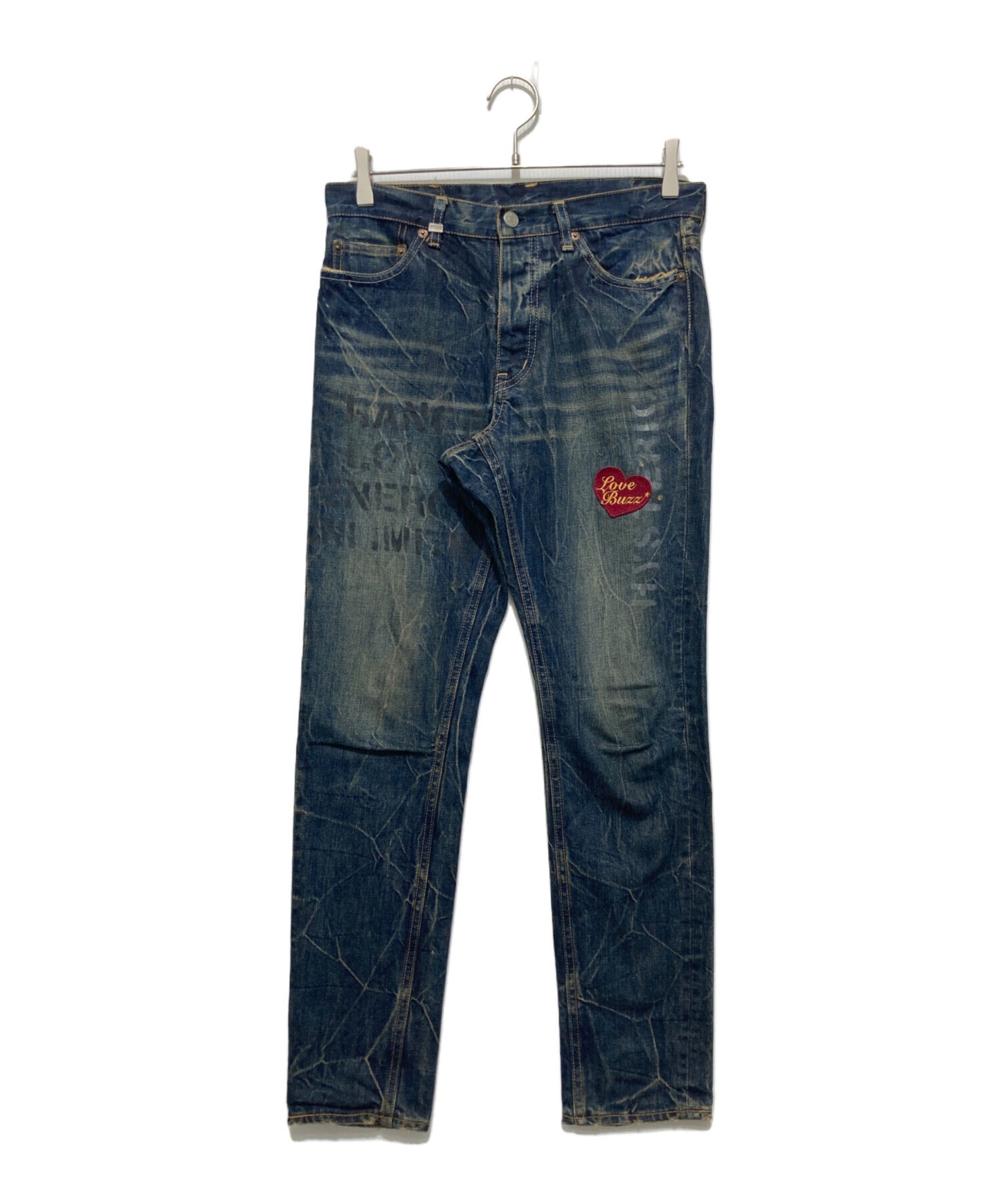 [Pre-owned] Hysteric Glamour Patched KINKY Denim Pants 2AP-4701