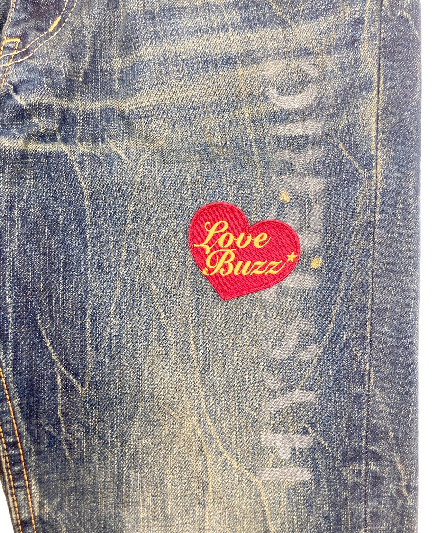 [Pre-owned] Hysteric Glamour Patched KINKY Denim Pants 2AP-4701