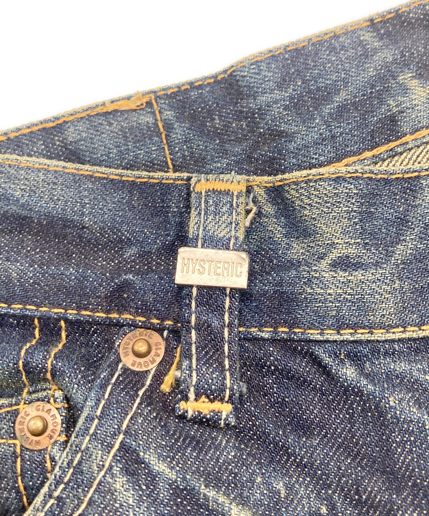 [Pre-owned] Hysteric Glamour Patched KINKY Denim Pants 2AP-4701