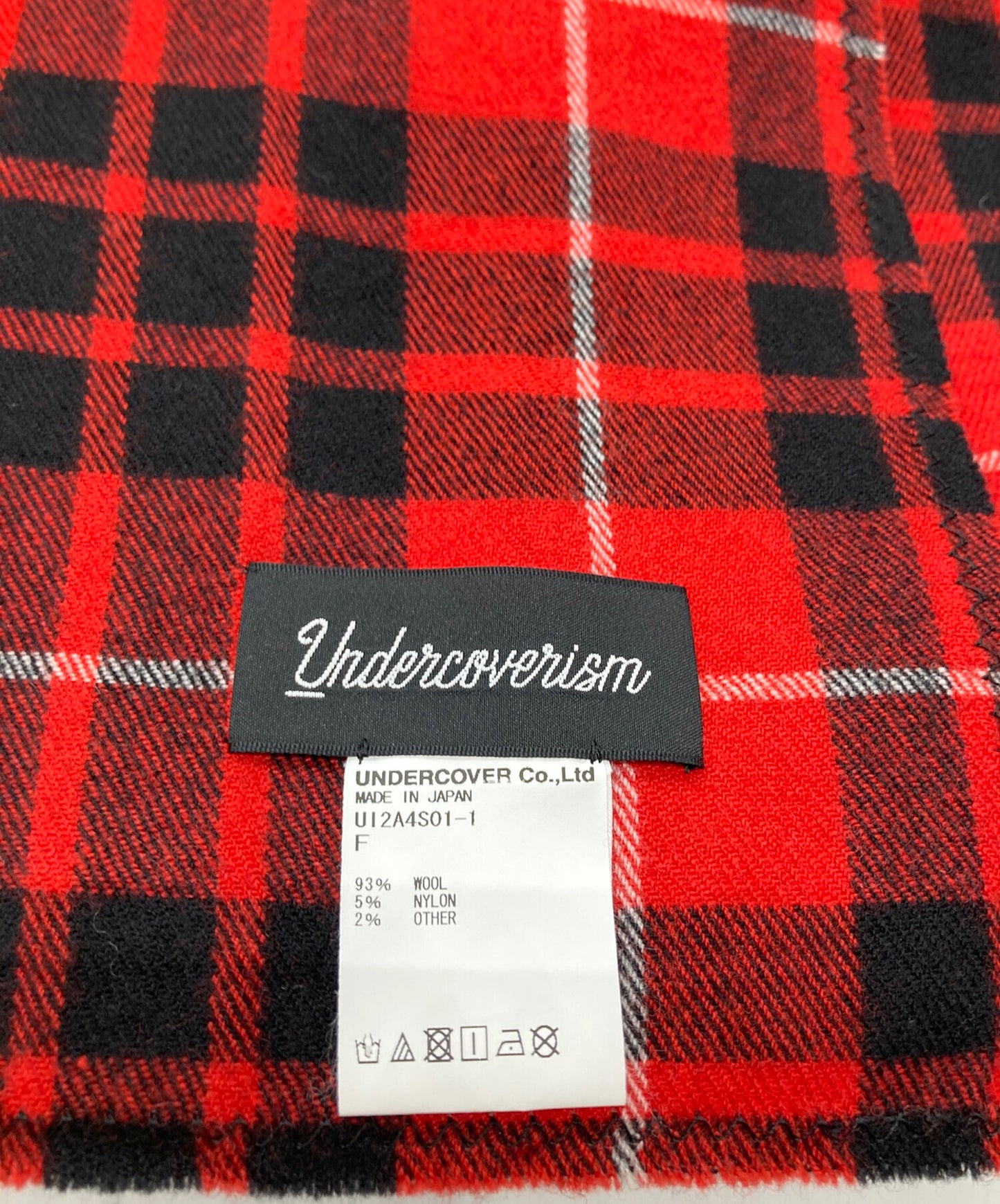 [Pre-owned] UNDERCOVERISM Lettering logo wool scarf UI2A4S01-1