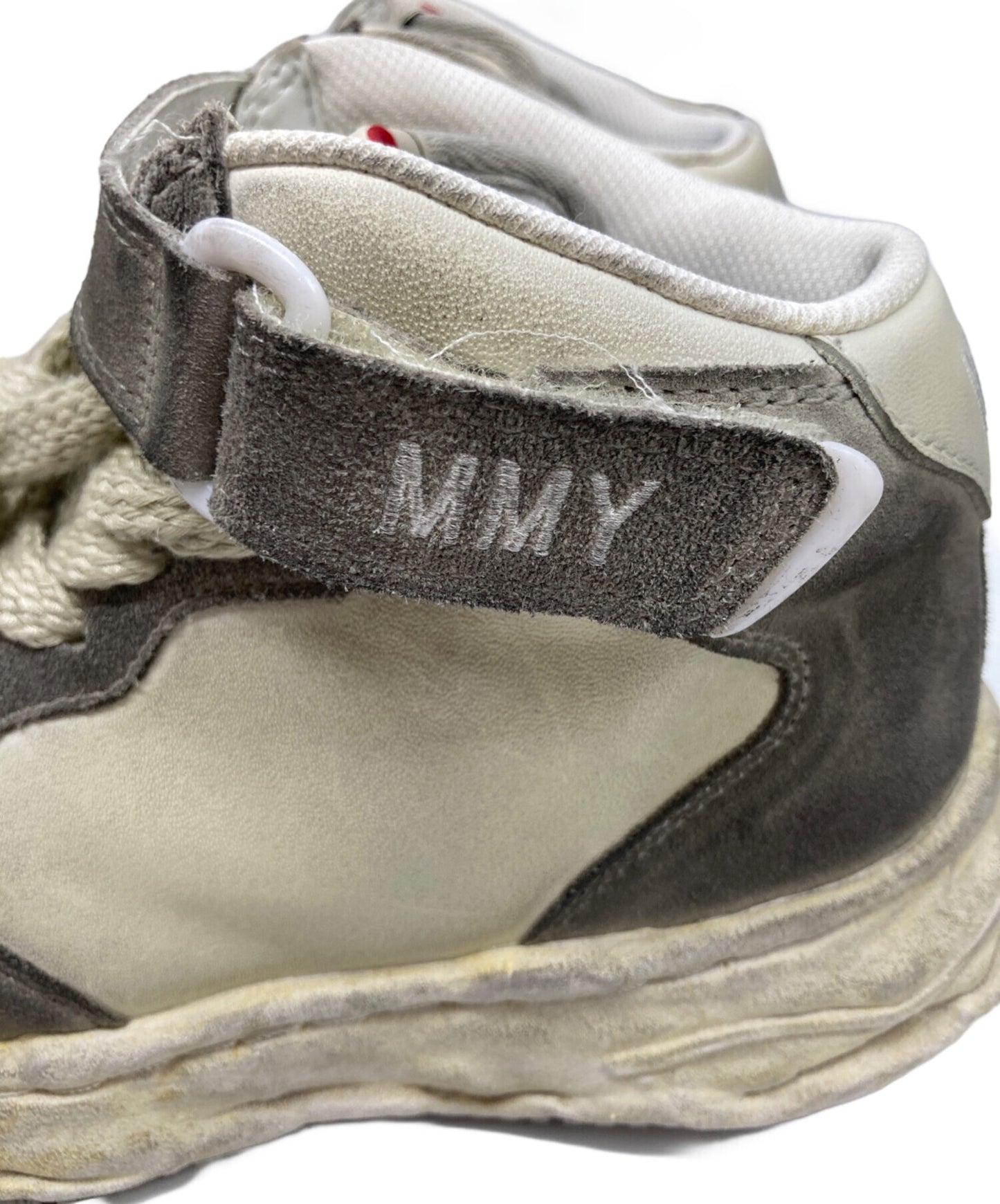 [Pre-owned] MIHARA YASUHIRO WAYNE OG Sole DR Leather High-top Sneaker A10FW709