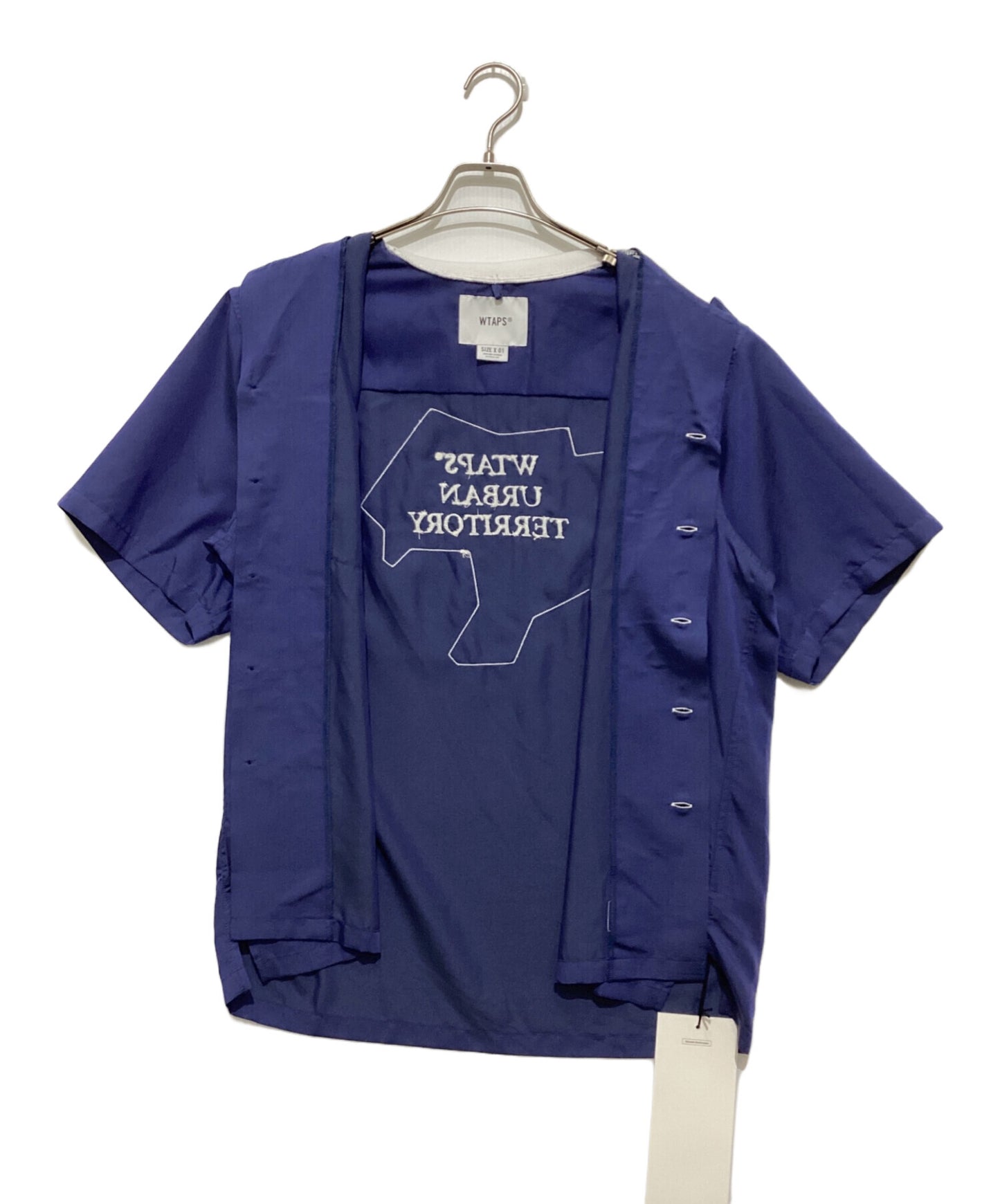 [Pre-owned] WTAPS KINGPIN / SS / VCPL. TWILL. open collar short sleeve shirt WUT 241TQDT-SHM07