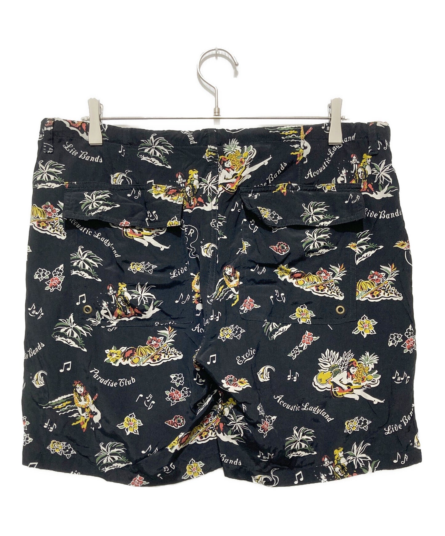 [Pre-owned] Hysteric Glamour Girl Print Rayon Half Pants