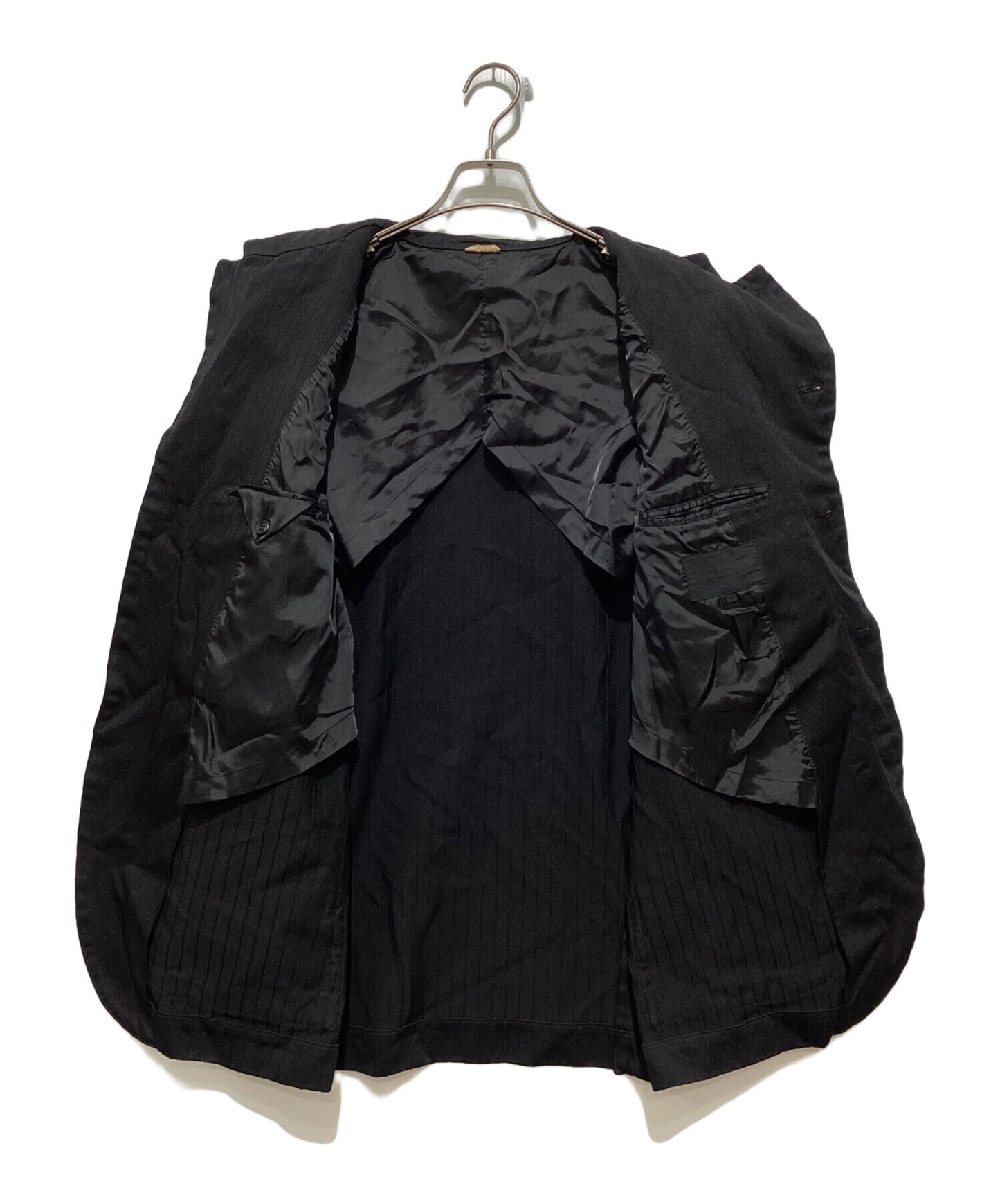 [Pre-owned] COMME des GARCONS HOMME DEUX Poly-cushioned 4B striped tailored jacket DM-J043