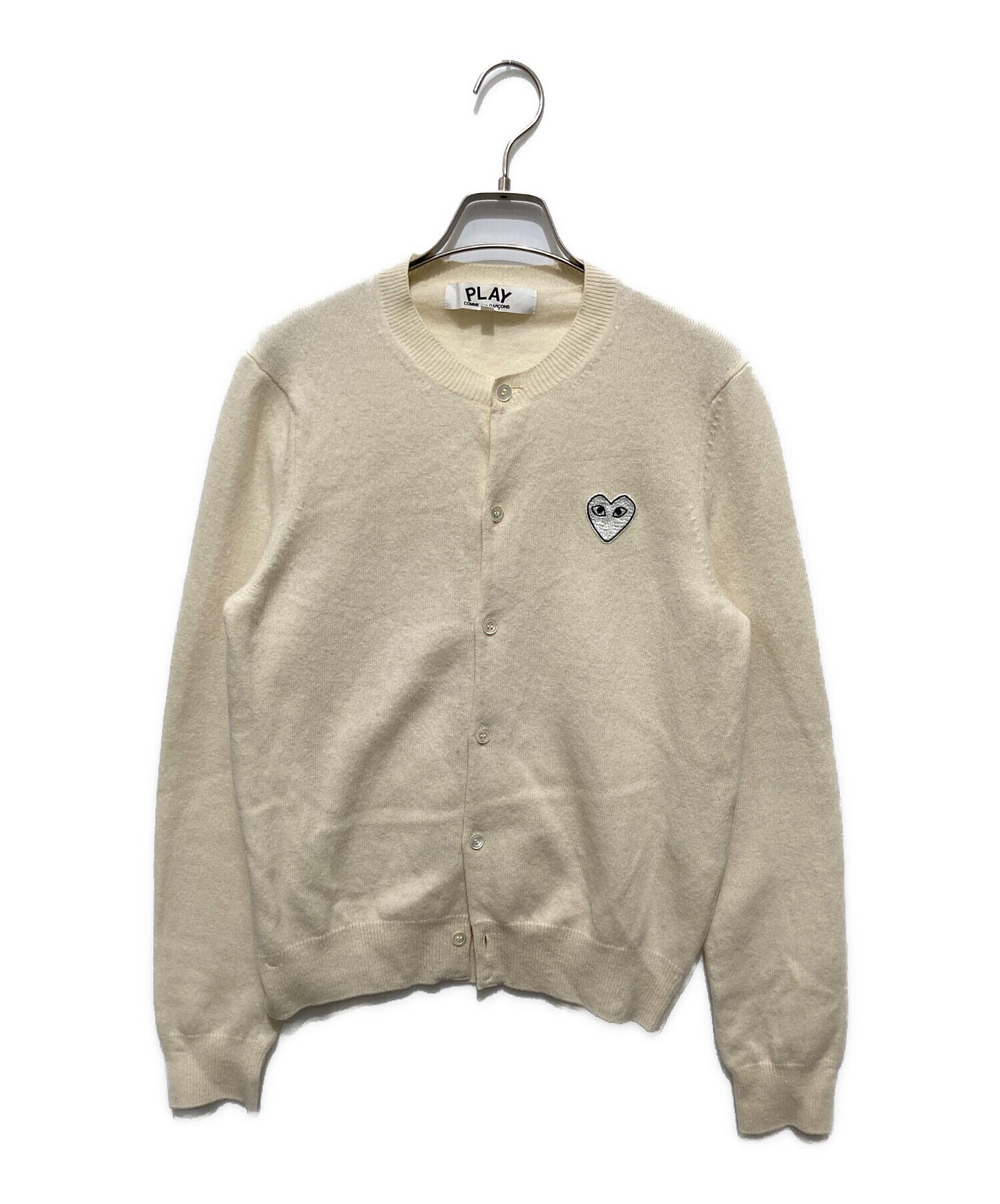 [Pre-owned] PLAY COMME des GARCONS Heart Logo Crew Neck Knit AZ-N065