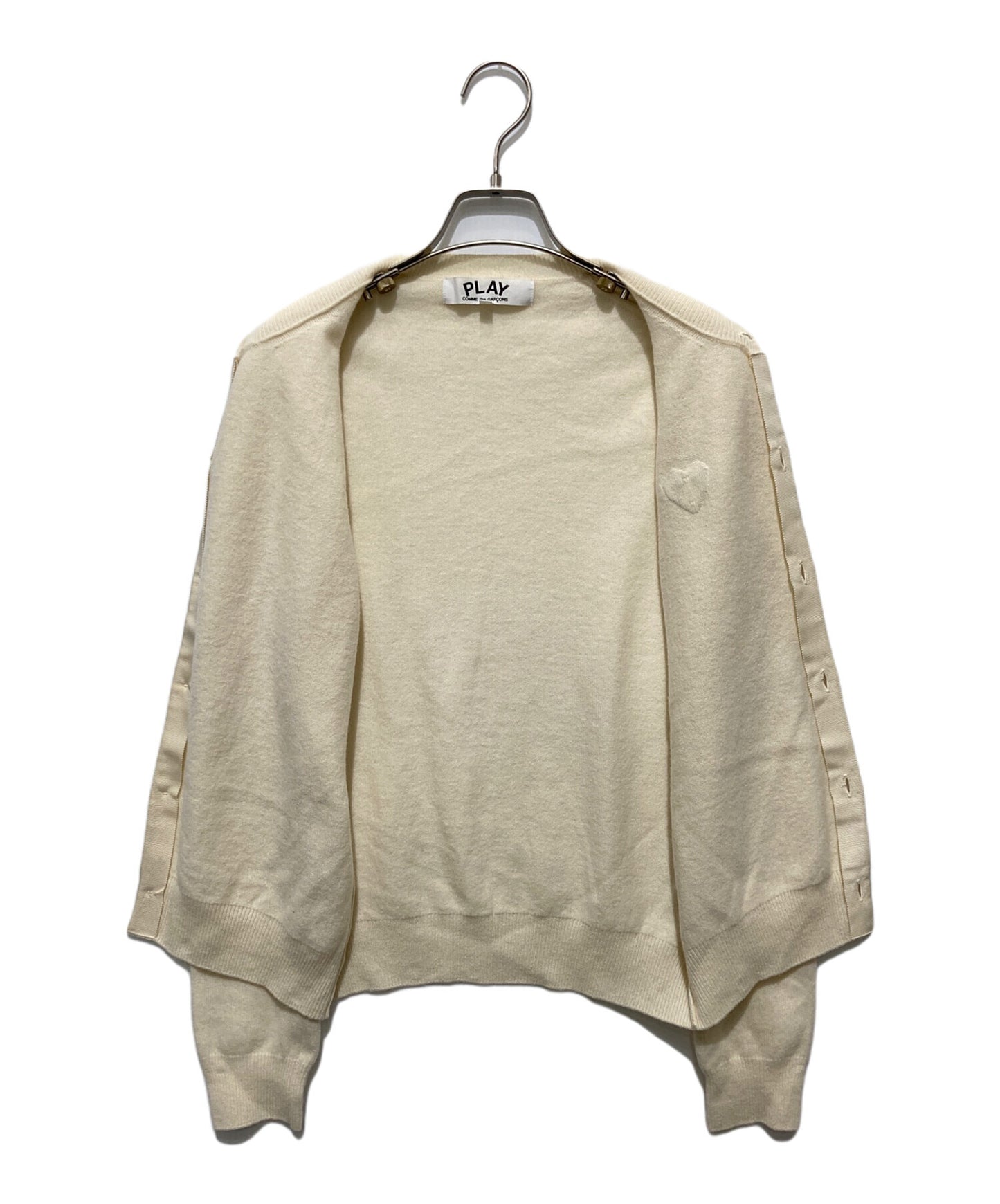 [Pre-owned] PLAY COMME des GARCONS Heart Logo Crew Neck Knit AZ-N065