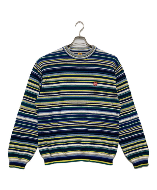[Pre-owned] HUMAN MADE 23AW MULTI STRIPED KNIT SWEATER Multi striped knit sweater