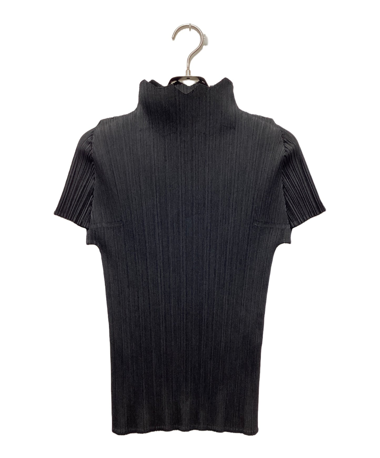 [Pre-owned] PLEATS PLEASE ISSEY MIYAKE Short-sleeved high neck pleated cut and sewn PP73-JK122