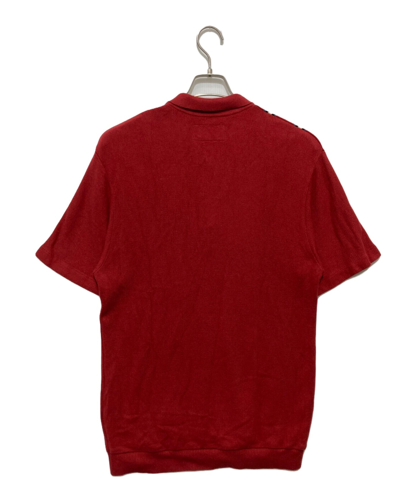 [Pre-owned] WACKO MARIA 24SS STRIPED KNIT POLO SHIRT 24SS-WMK-KN12