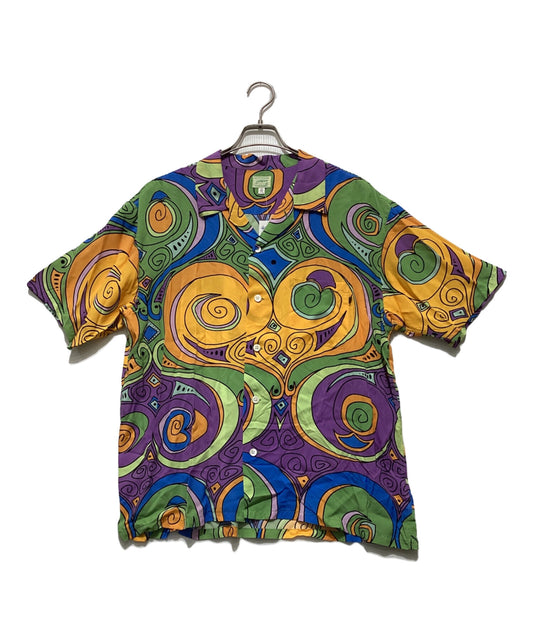 [Pre-owned] stussy Laugh in Aloha shirt / Laugh in Aloha shirt / All over patterned open collar shirt