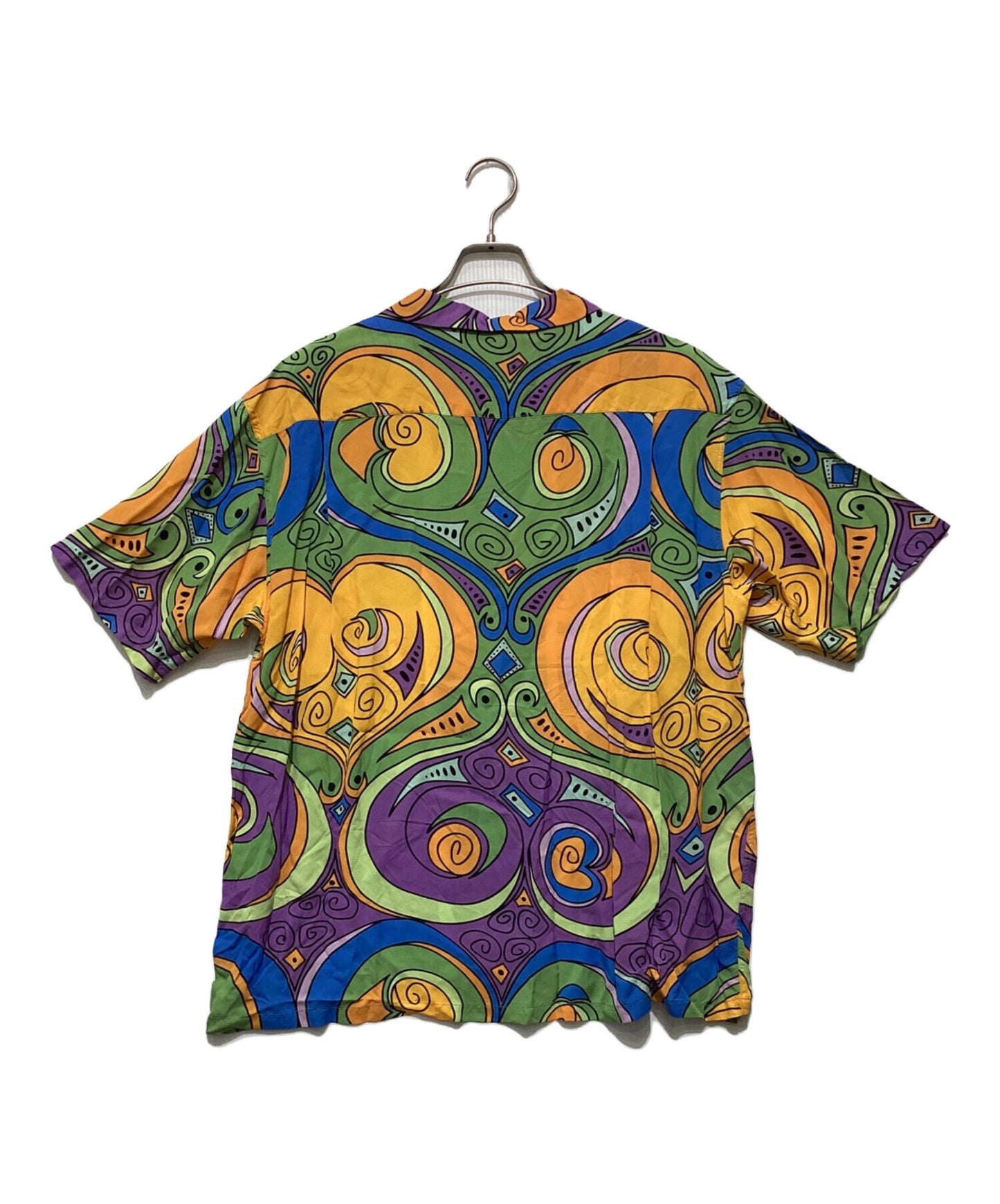 [Pre-owned] stussy Laugh in Aloha shirt / Laugh in Aloha shirt / All over patterned open collar shirt